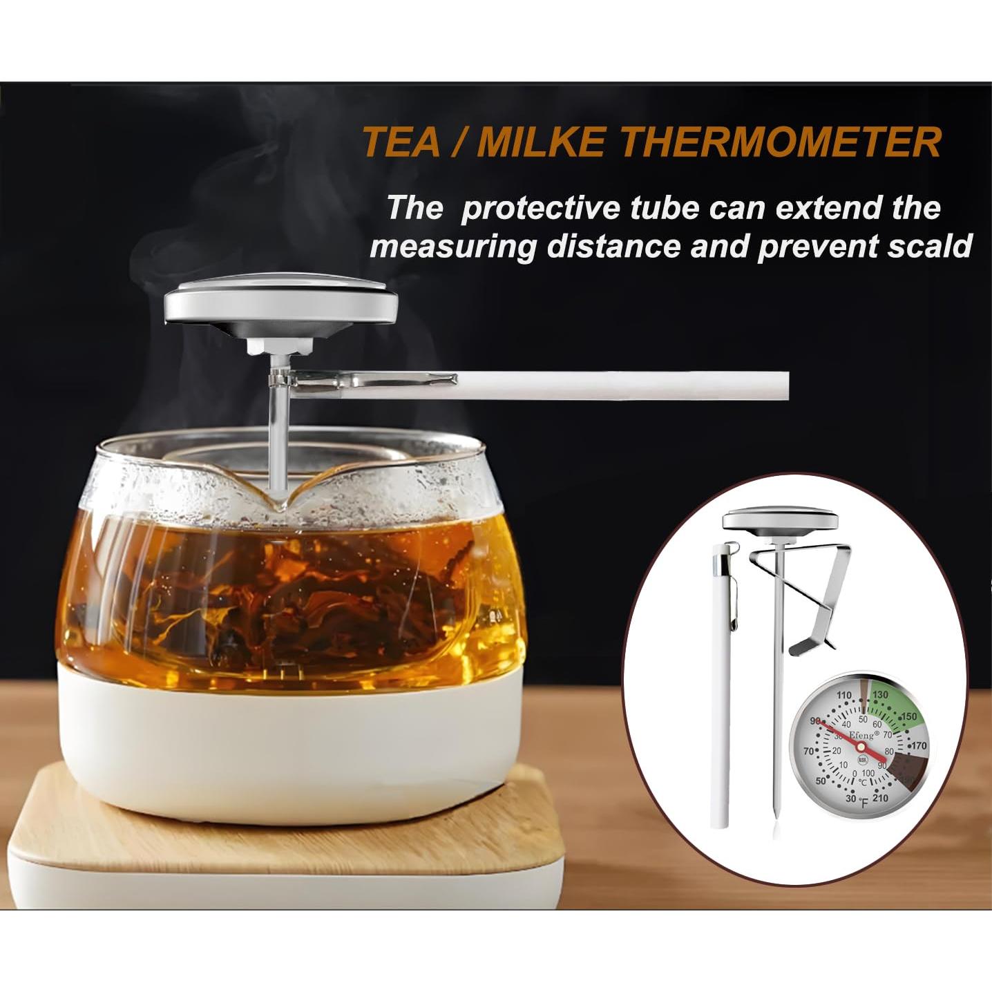 Termómetro de Leche Instantáneo EFENG 12.7 cm Acero Inoxidable