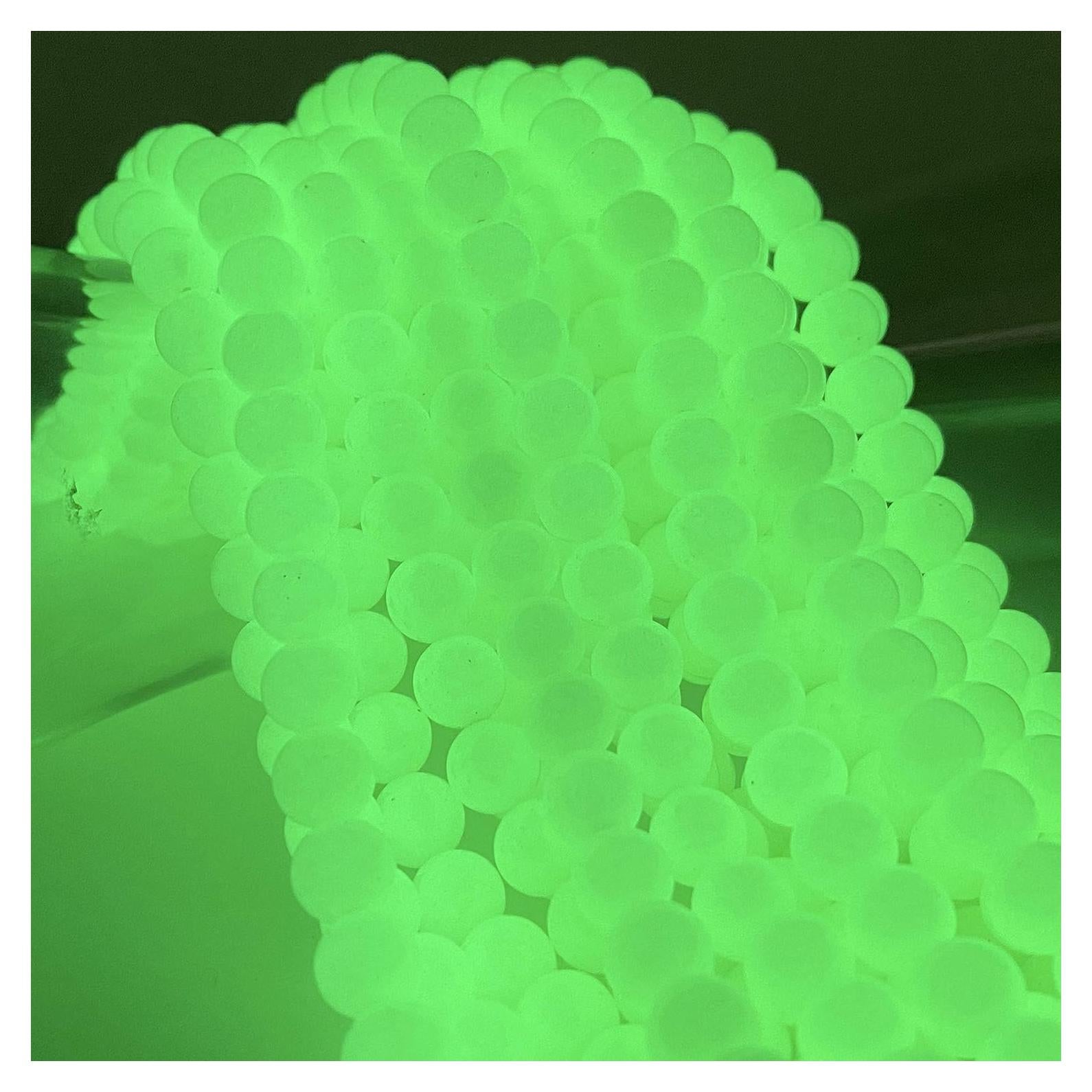 Perlas Redondas de Aragonito Verde Mexicano 6mm ABC GEMS