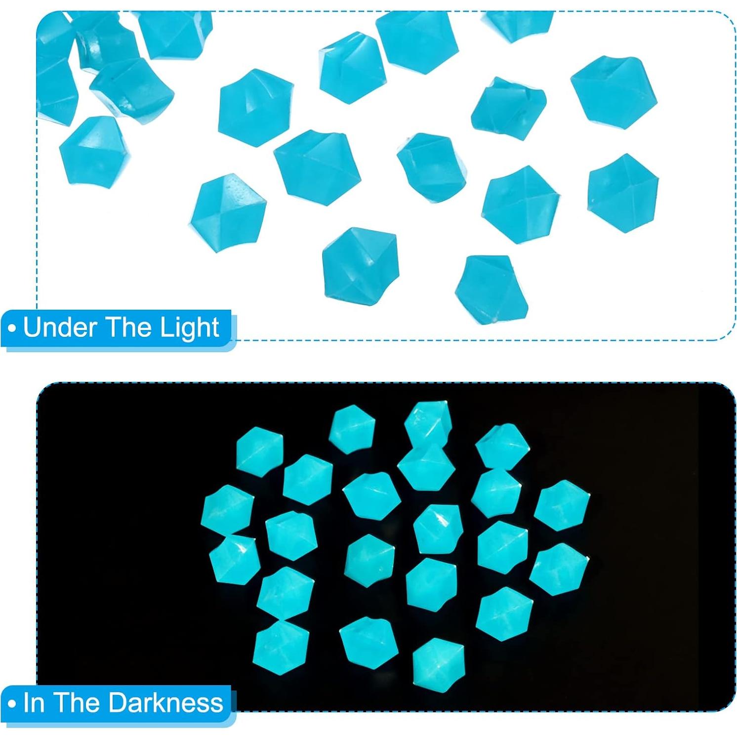 Rocas Brillantes MECCANIXITY 300pcs 10-15mm Azul Oscuro