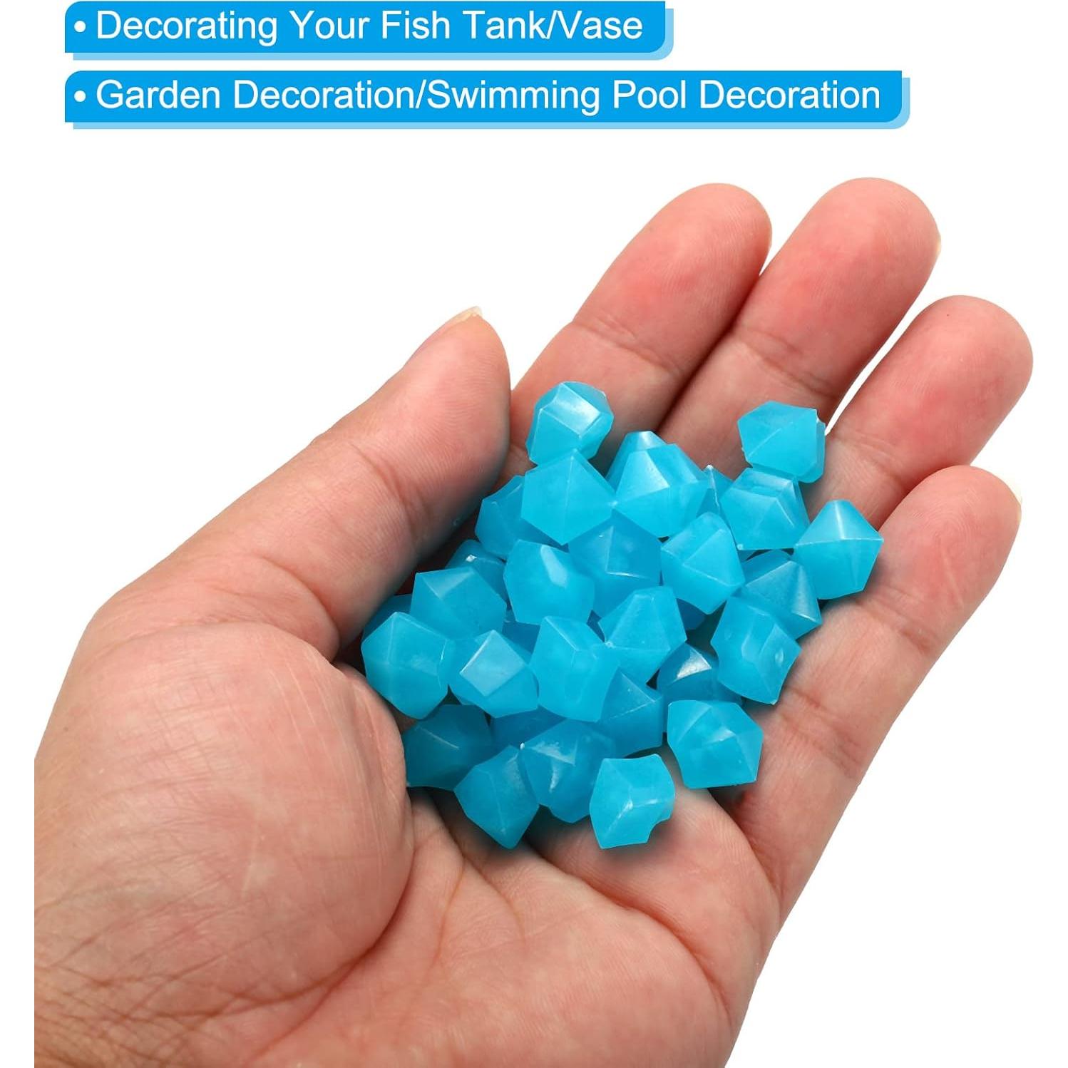 Rocas Brillantes MECCANIXITY 300pcs 10-15mm Azul Oscuro