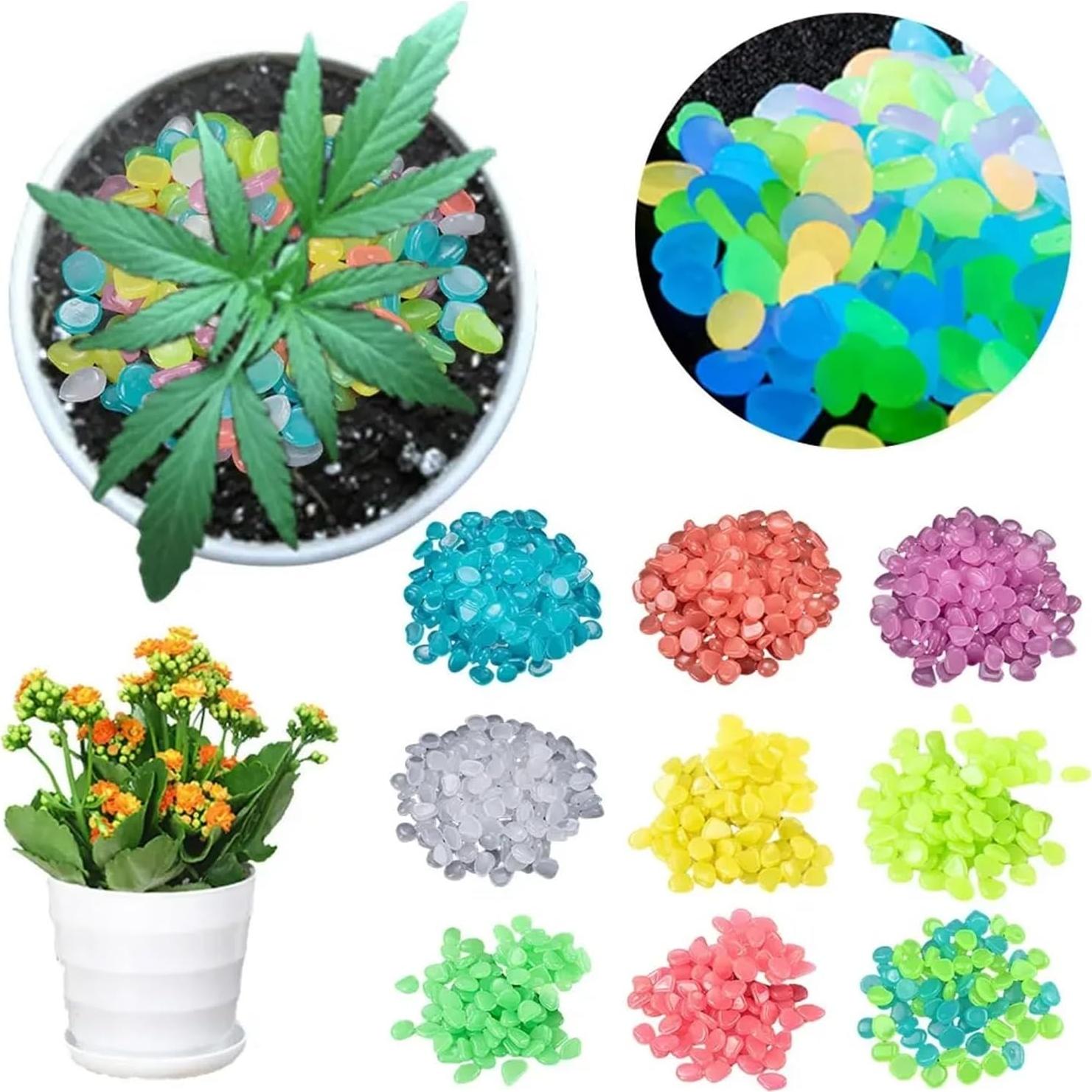 Guijarros Decorativos Brillantes HJLLJJGA 500 Piezas 0.5 kg