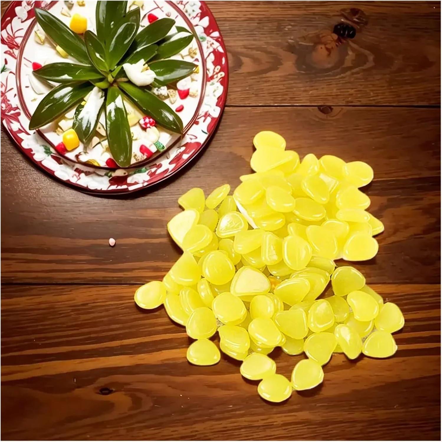 Guijarros Decorativos Brillantes HJLLJJGA 500 Piezas 0.5 kg