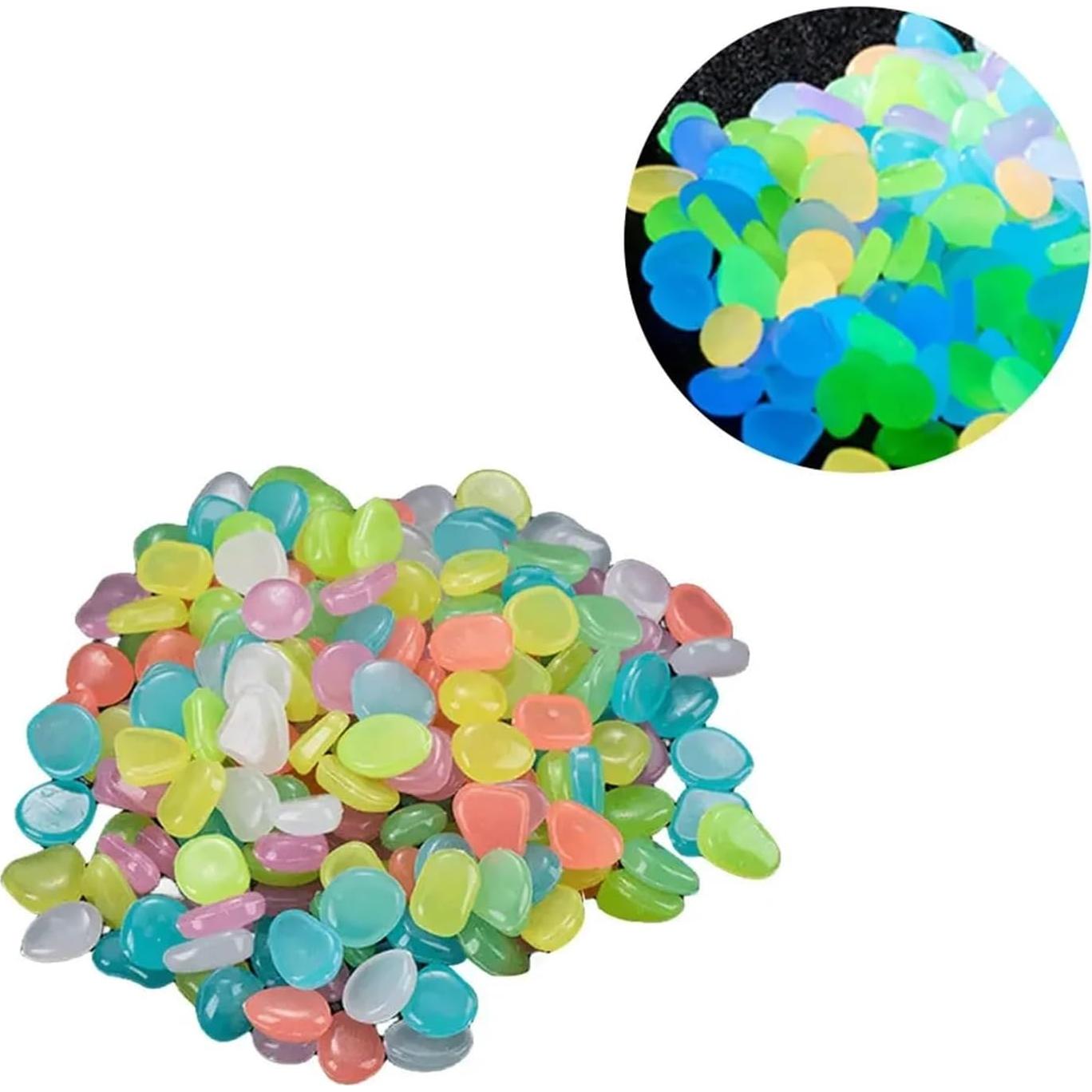 Guijarros Decorativos Brillantes HJLLJJGA 500 Piezas 0.5 kg