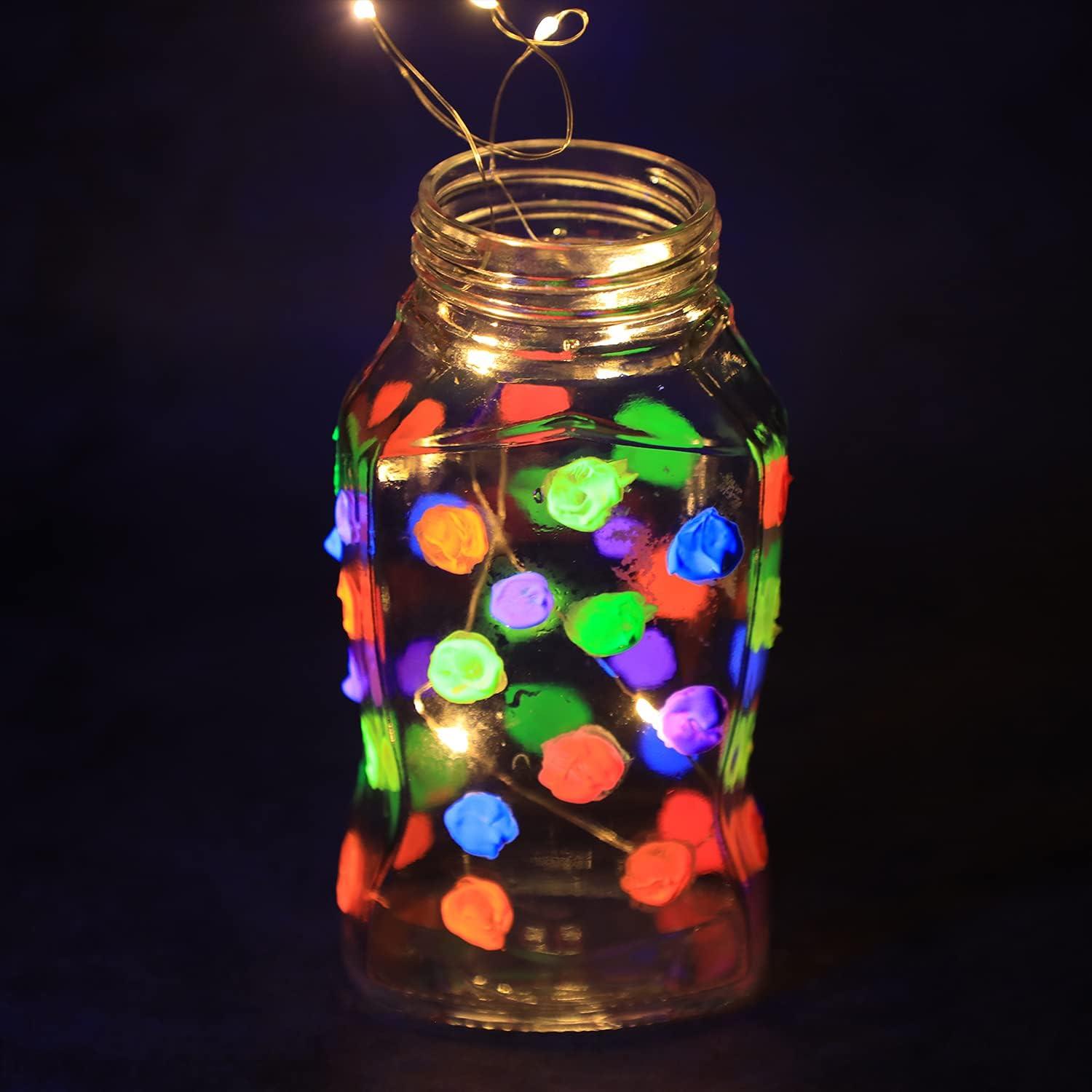 Pintura Acrílica Brillante que Brilla en la Oscuridad Artecho 6 Colores 60 ml