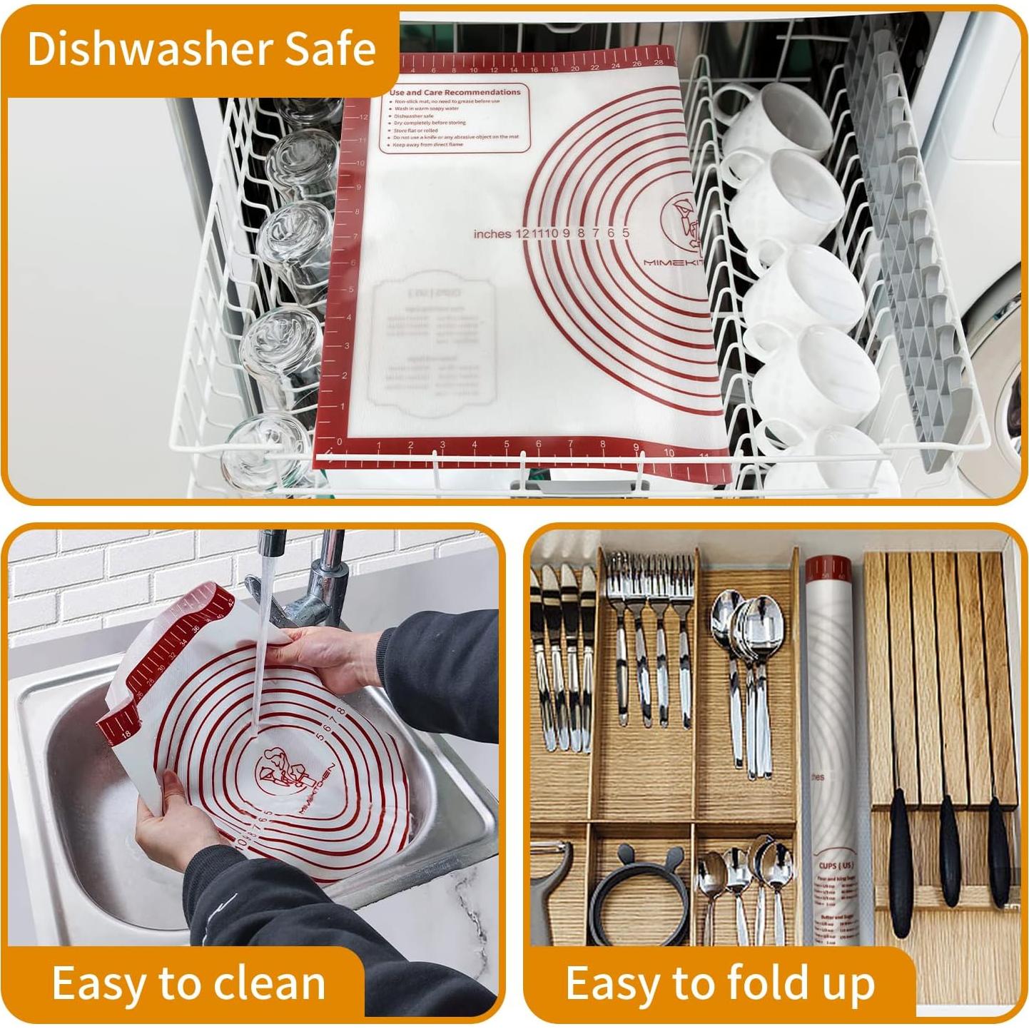 Alfombrilla de Silicona Antiadherente Mimekitchen 66x41 cm