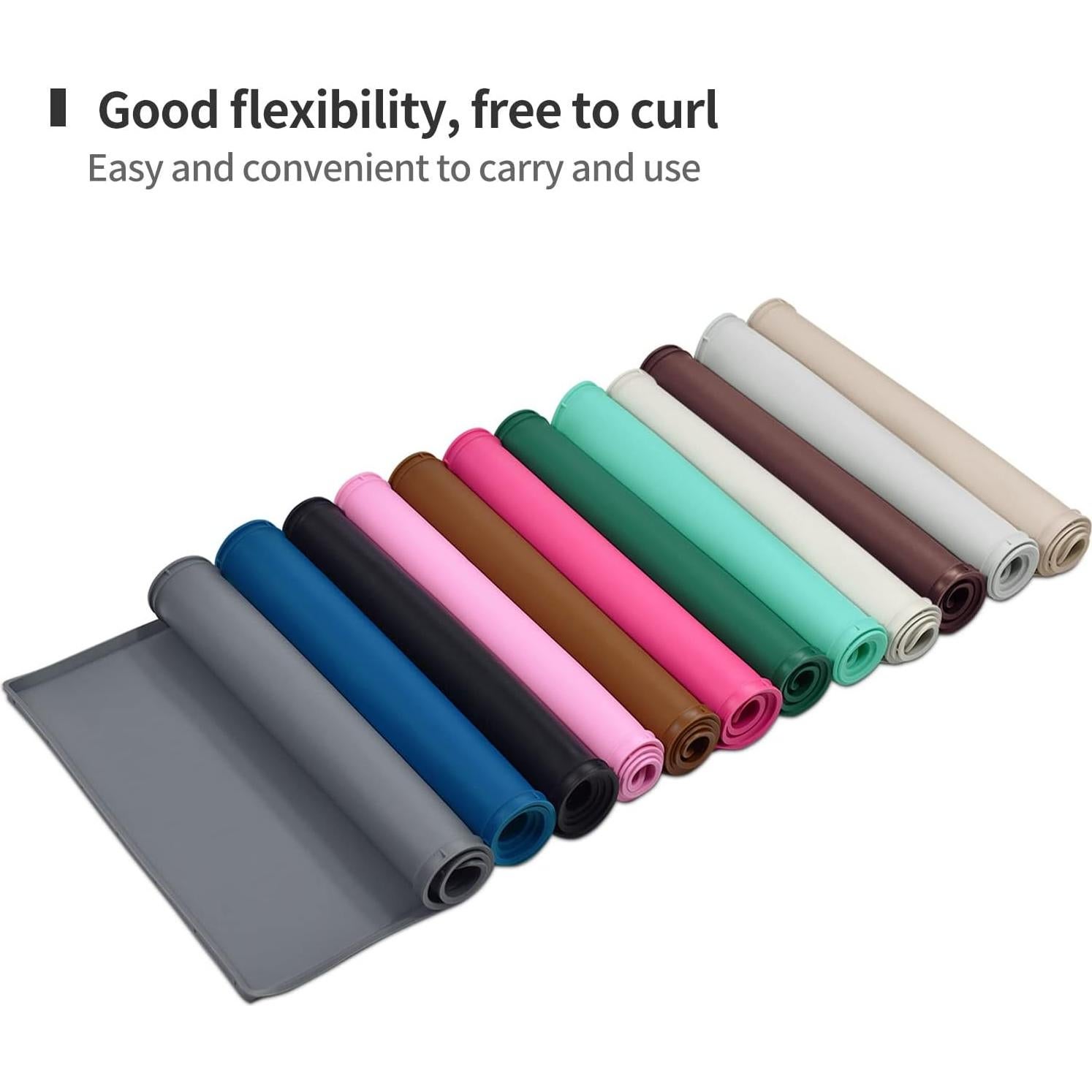 Alfombrilla de Silicona EIOKIT para Comida de Perro 46.99x29.21cm