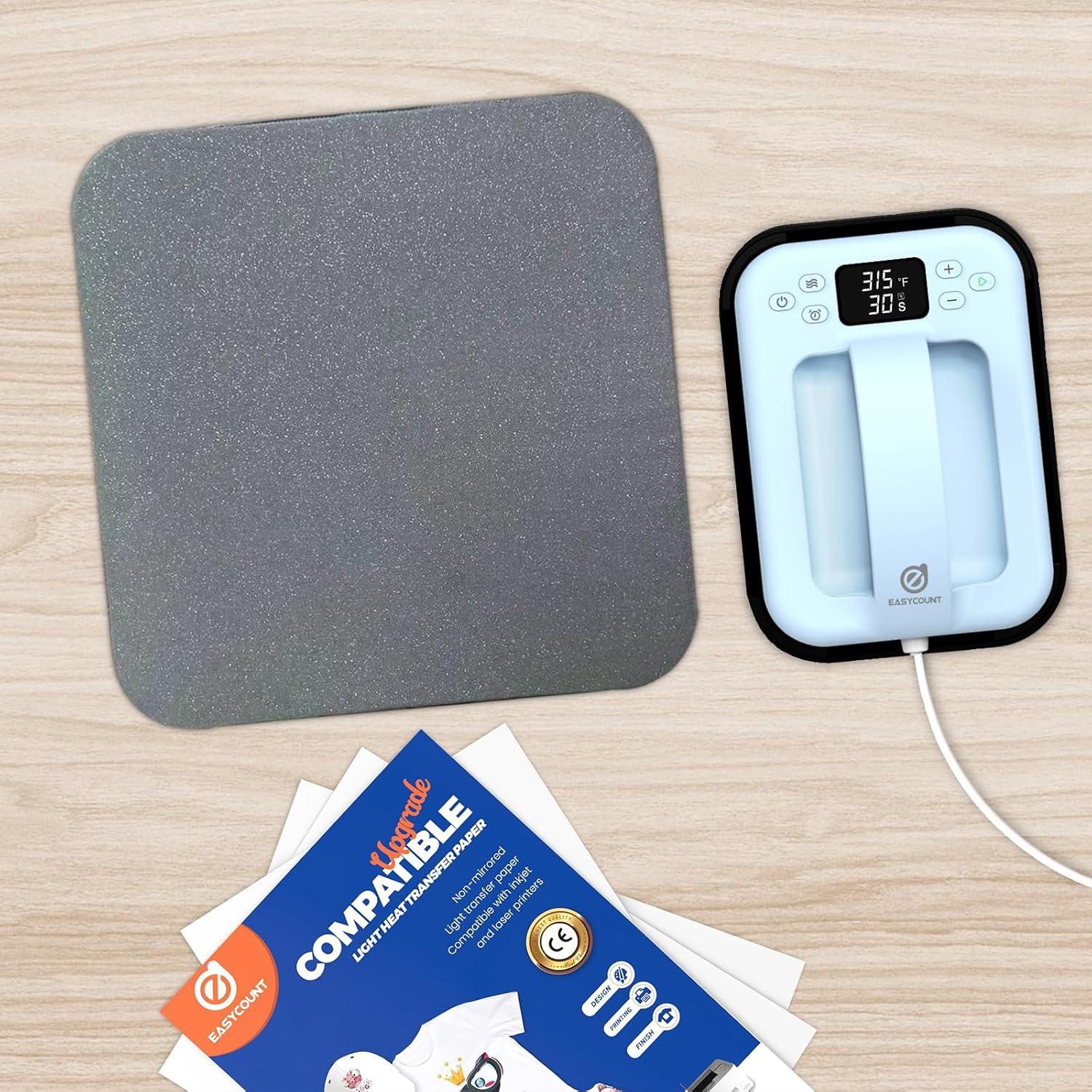 Alfombrilla de Prensa Térmica EasyCount E 15x15 cm para Cricut