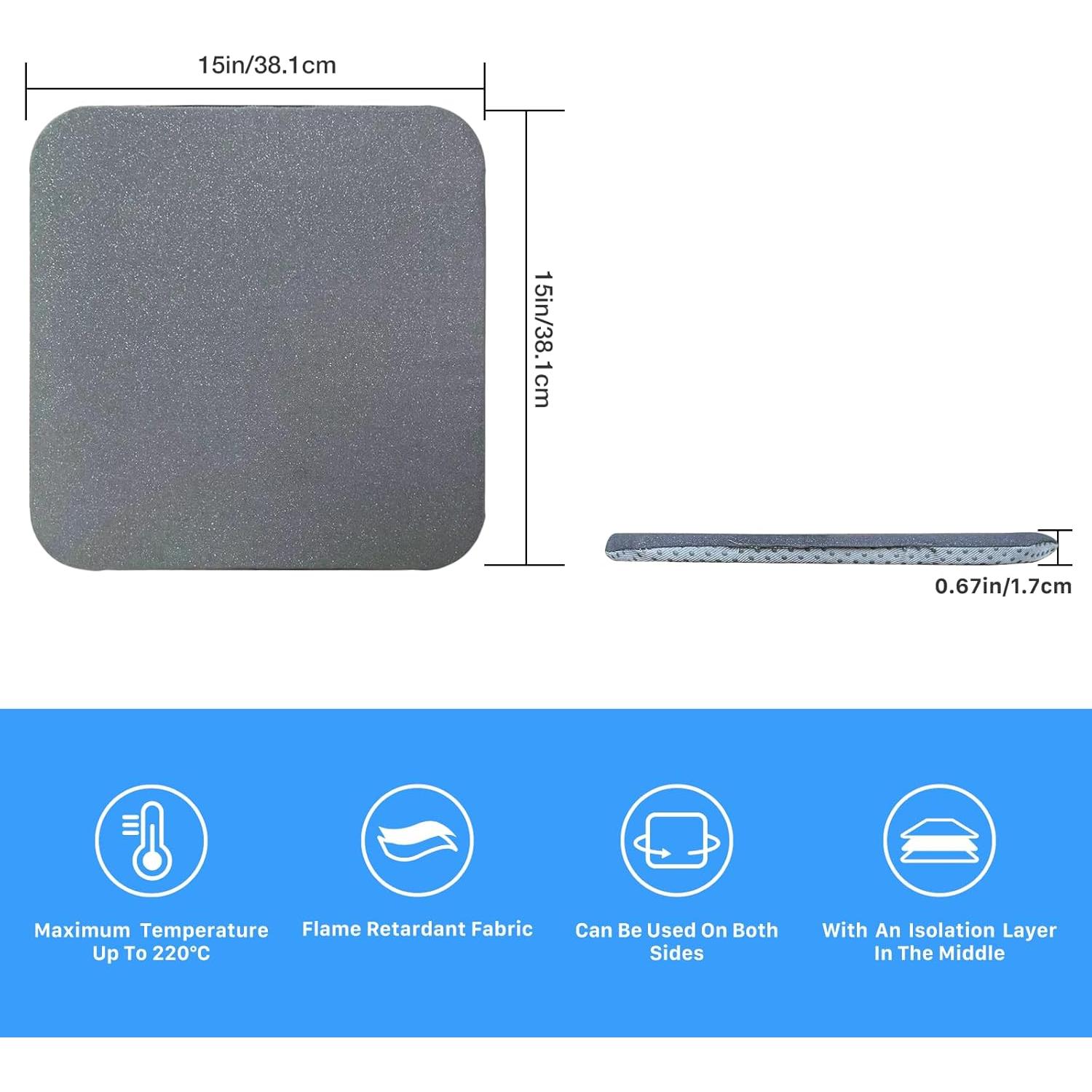 Alfombrilla de Prensa Térmica EasyCount E 15x15 cm para Cricut