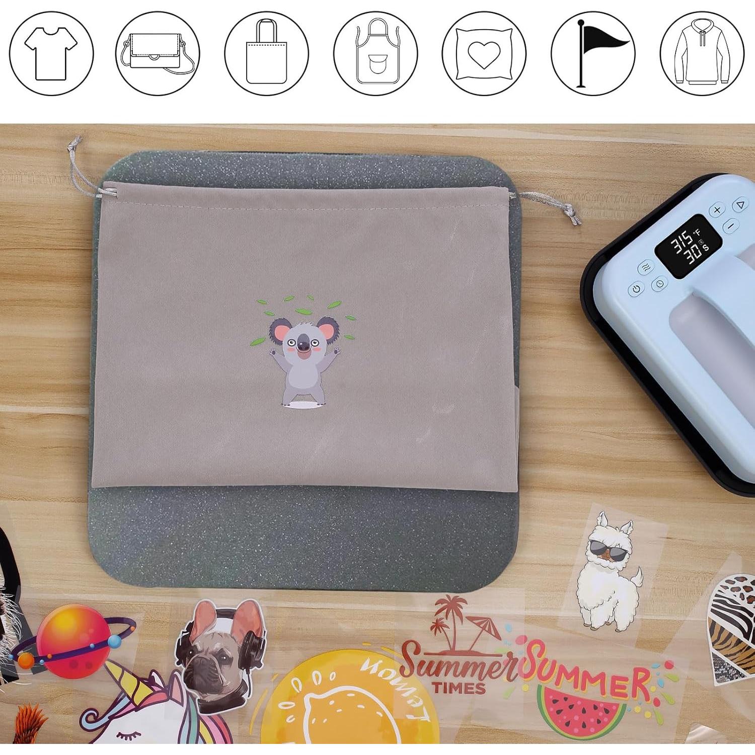 Alfombrilla de Prensa Térmica EasyCount E 15x15 cm para Cricut