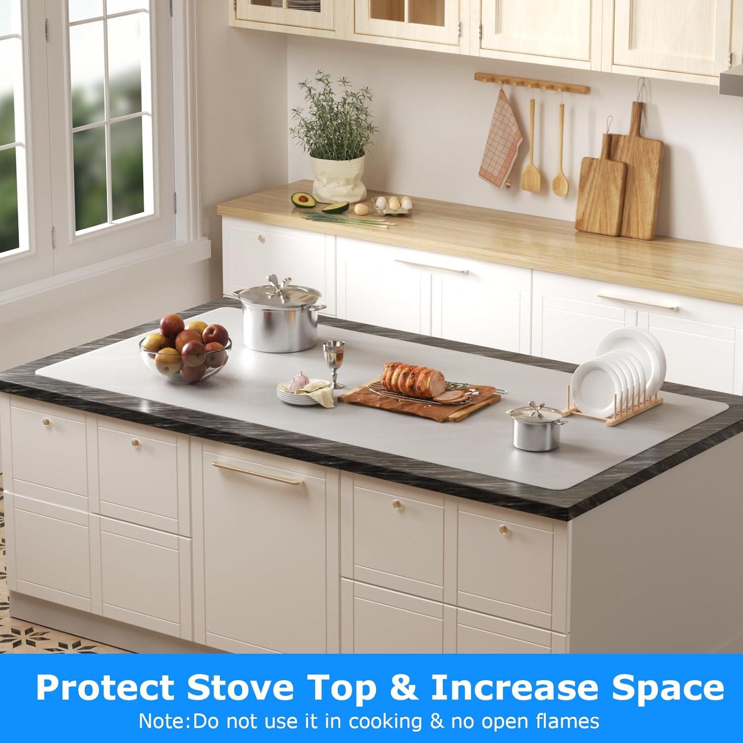 Alfombrilla de Silicona Antideslizante YOFUGA 120x60 cm Translúcido