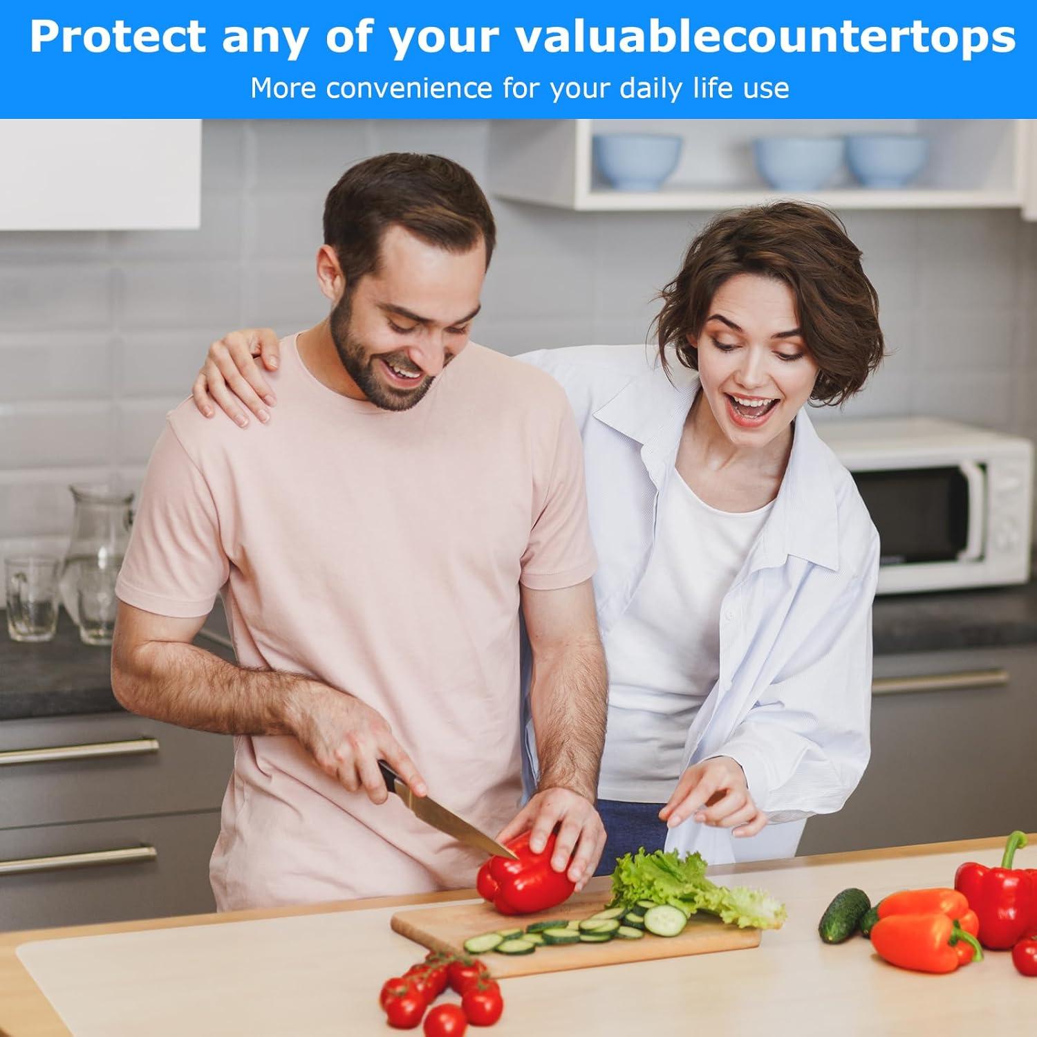 Alfombrilla de Silicona Antideslizante YOFUGA 120x60 cm Translúcido