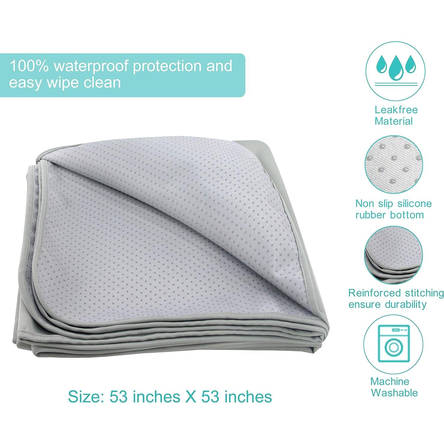 Alfombra Antideslizante Paw Legend 135x135 cm para Silla Alta