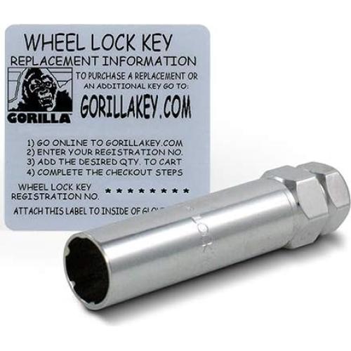 Cierre de Rueda Gorilla 21631BC Cromo Negro 12mm x 1.50