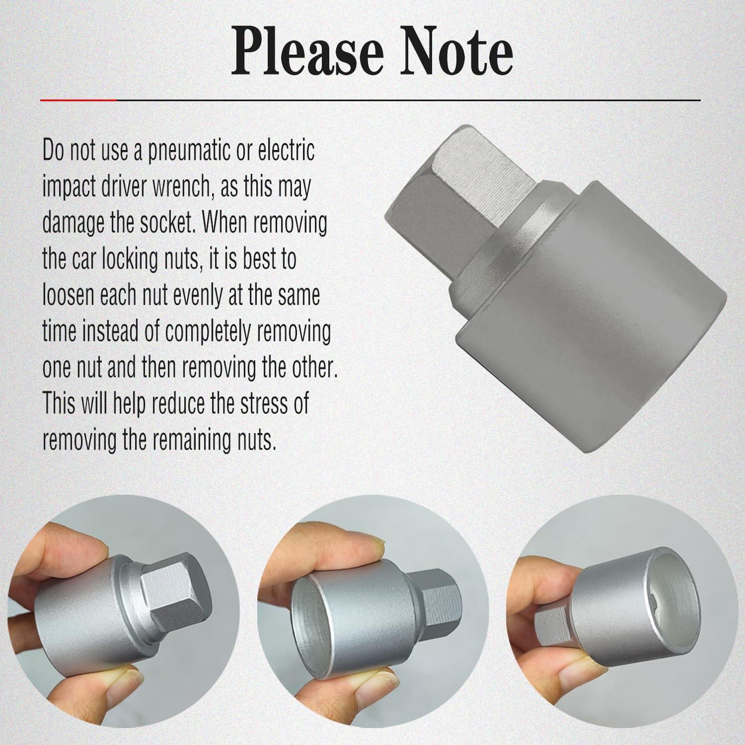 Llave de Bloqueo de Tuerca de Rueda BMW 042 - 29mm Exterior