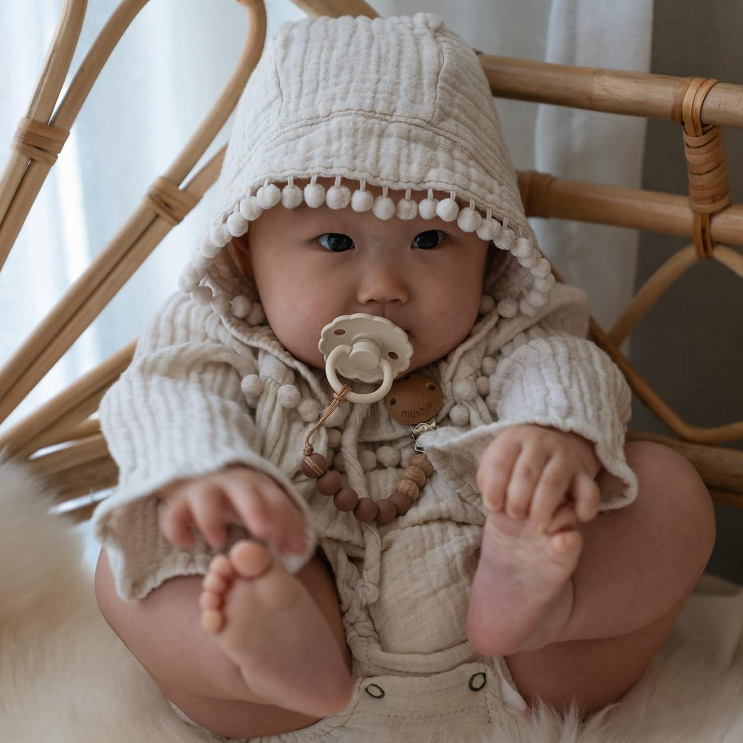 Chupete de Silicona FRIGG Daisy SilkySoft 0-6 Meses Libre BPA