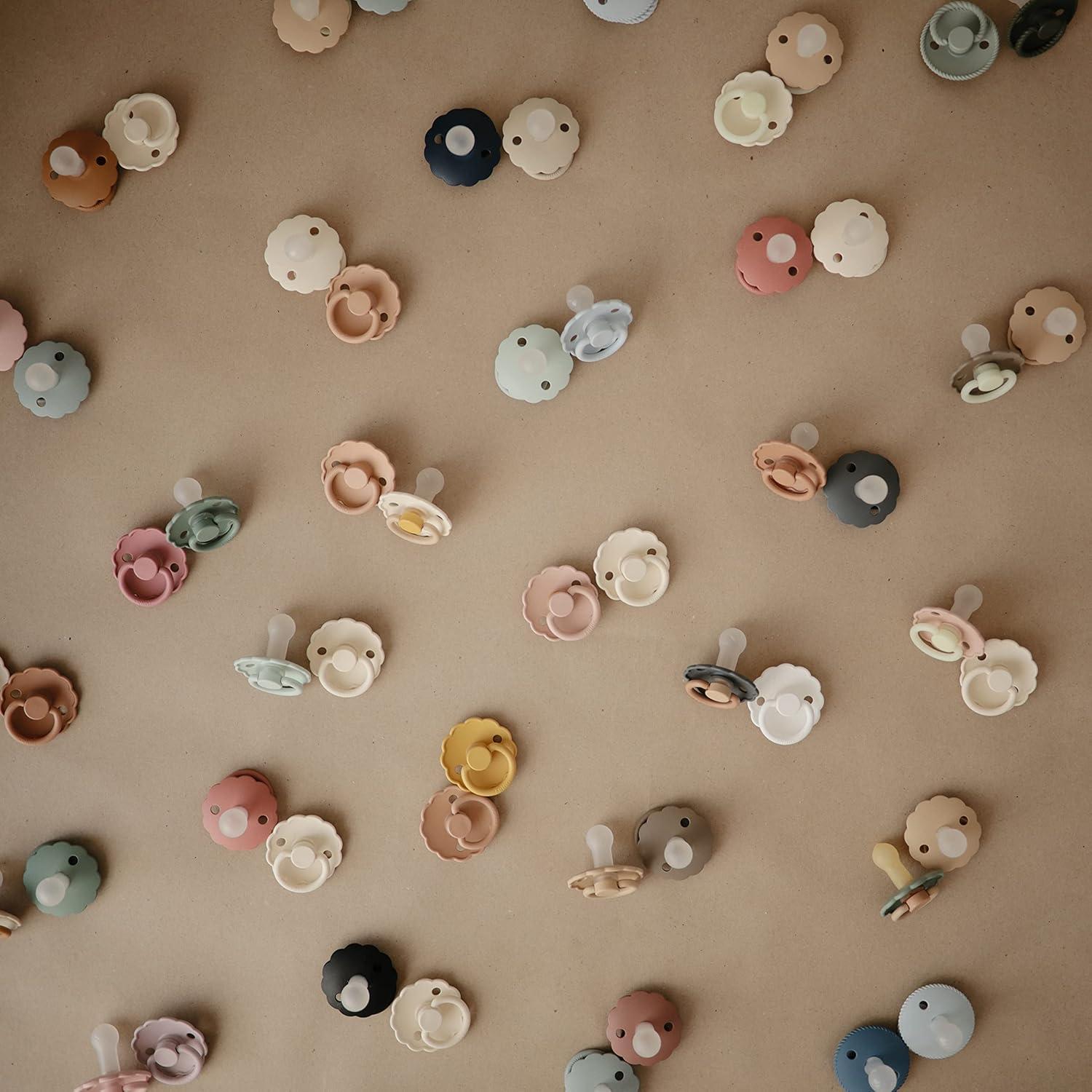 Chupete de Silicona FRIGG Daisy SilkySoft 0-6 Meses Libre BPA