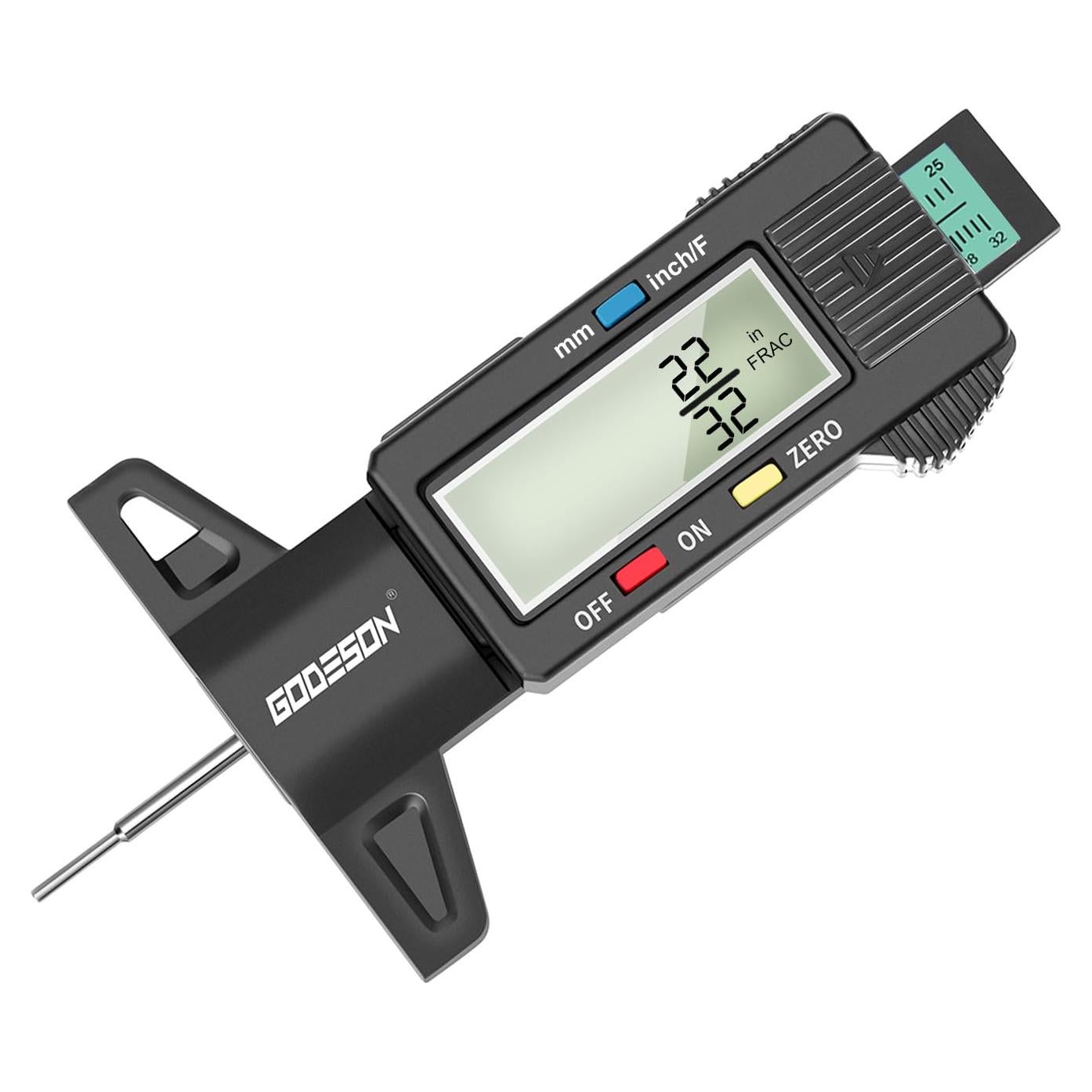 Medidor de Profundidad de Banda de Neumático GODESON DTG02-2