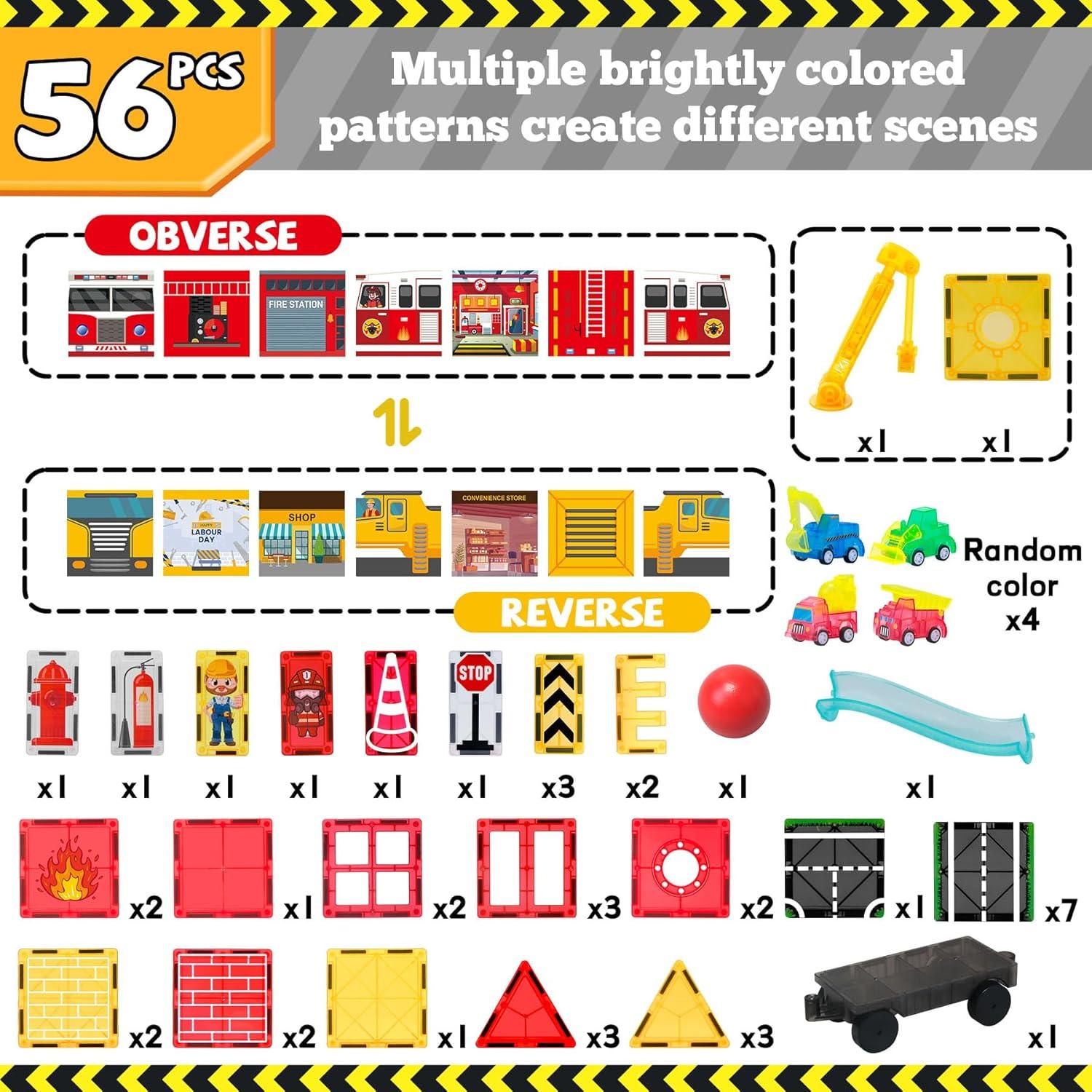 Azulejos Magnéticos de Construcción SKTMYY - Juguetes STEM 3D