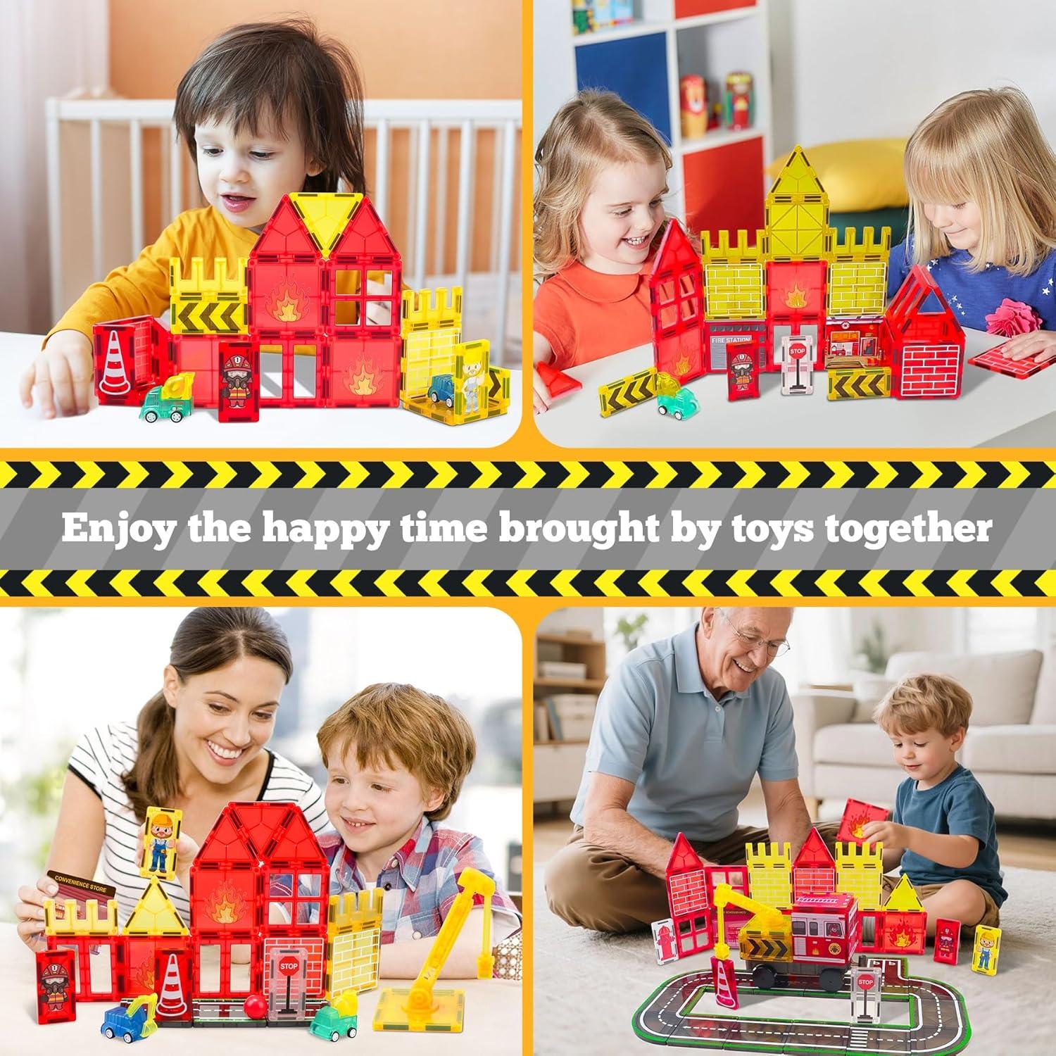 Azulejos Magnéticos de Construcción SKTMYY - Juguetes STEM 3D