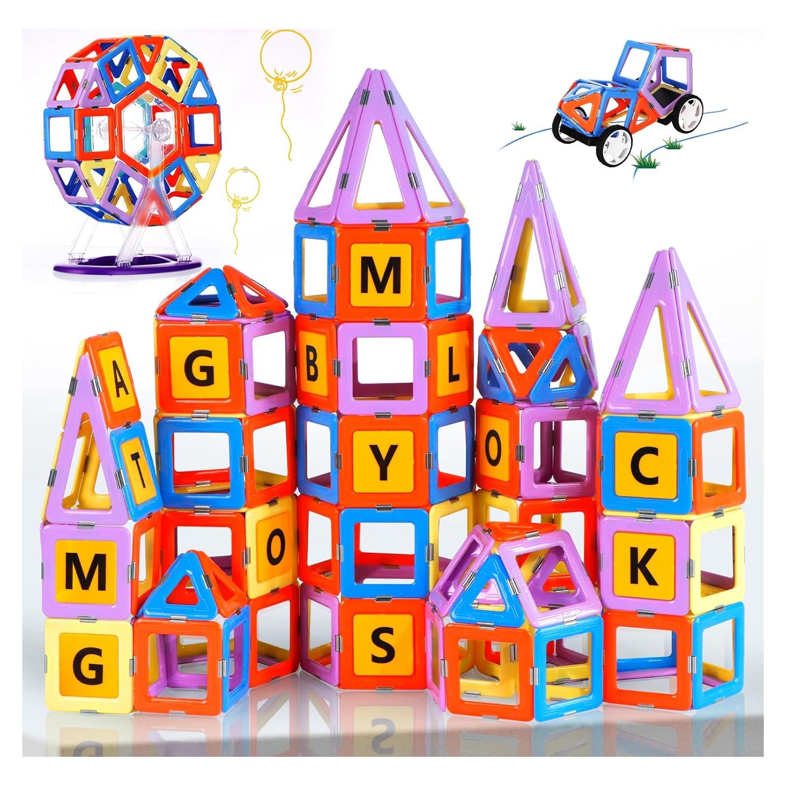 Bloques Magnéticos Magblock 120PCS Juguetes Educativos 3+ Años