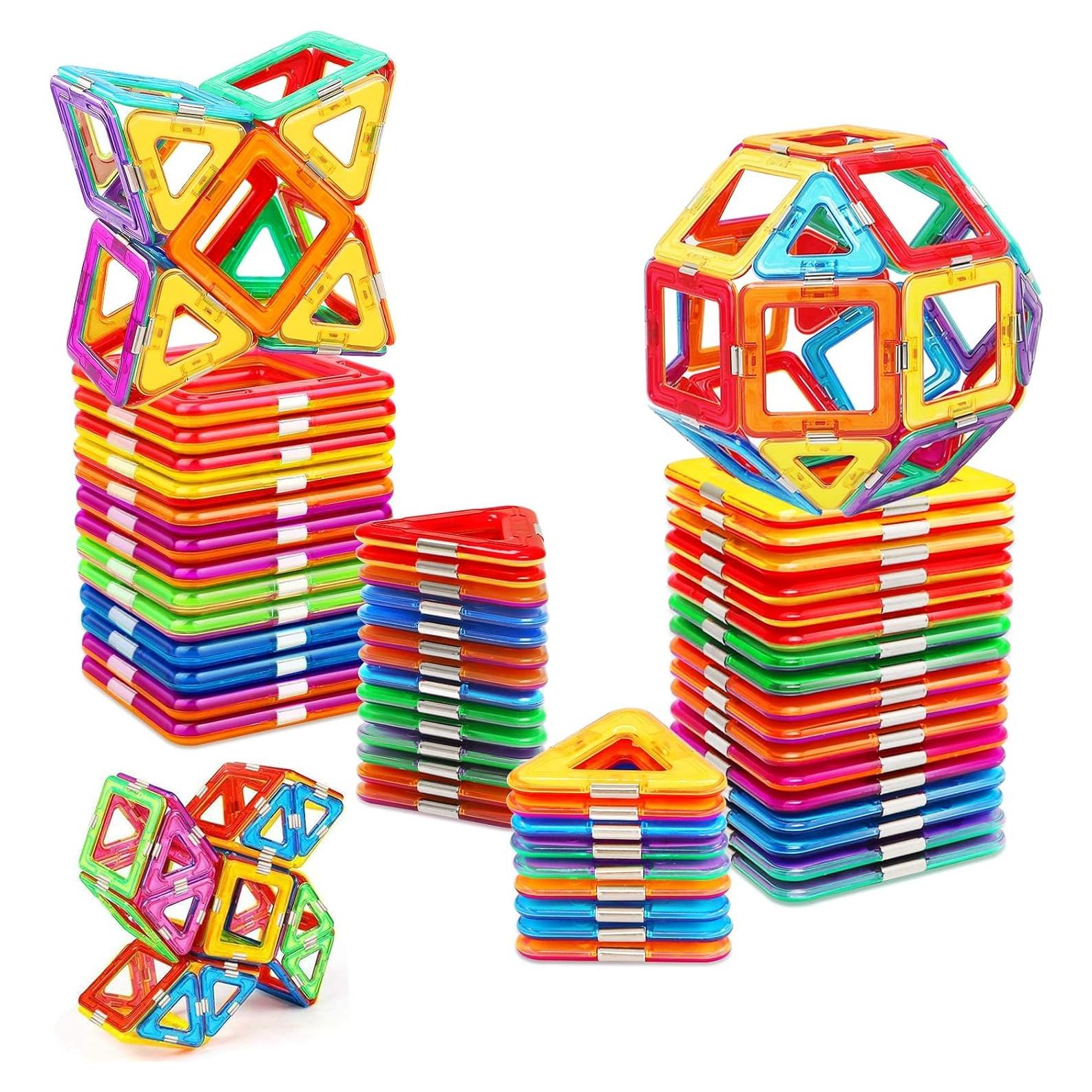 Bloques Magnéticos Educativos 40PCS - Juguetes STEM para Niños 3+