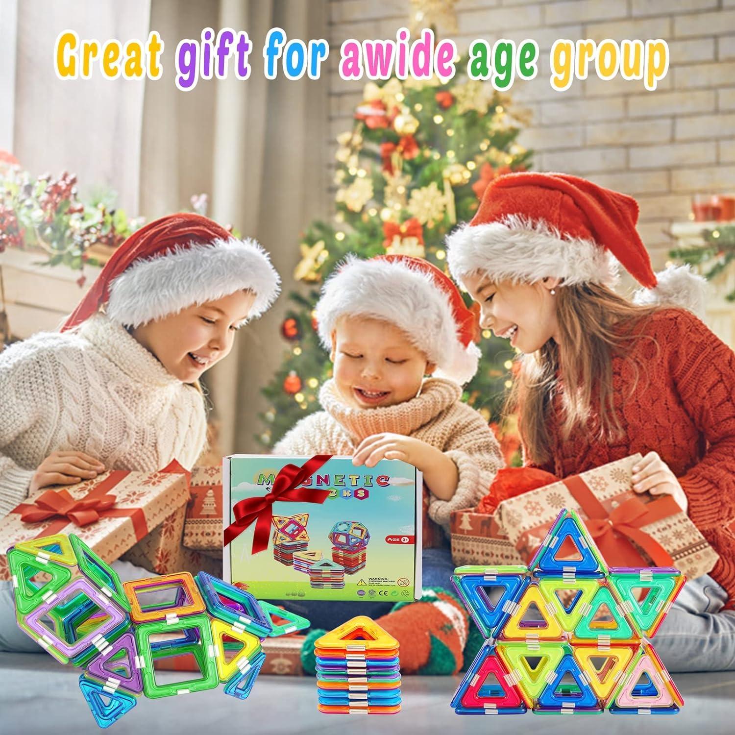 Bloques Magnéticos Educativos 40PCS - Juguetes STEM para Niños 3+