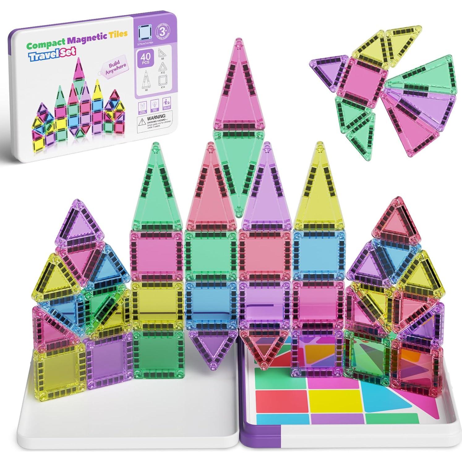 Azulejos Magnéticos de Construcción Hunloot 40 Piezas 19x13cm
