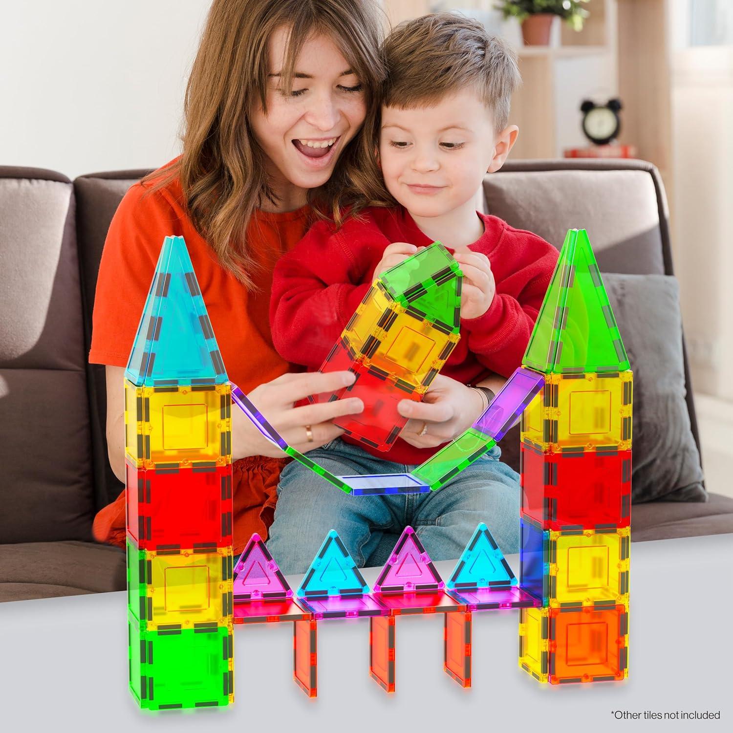 Kit de Bloques Magnéticos PicassoTiles 12 Piezas para Niños