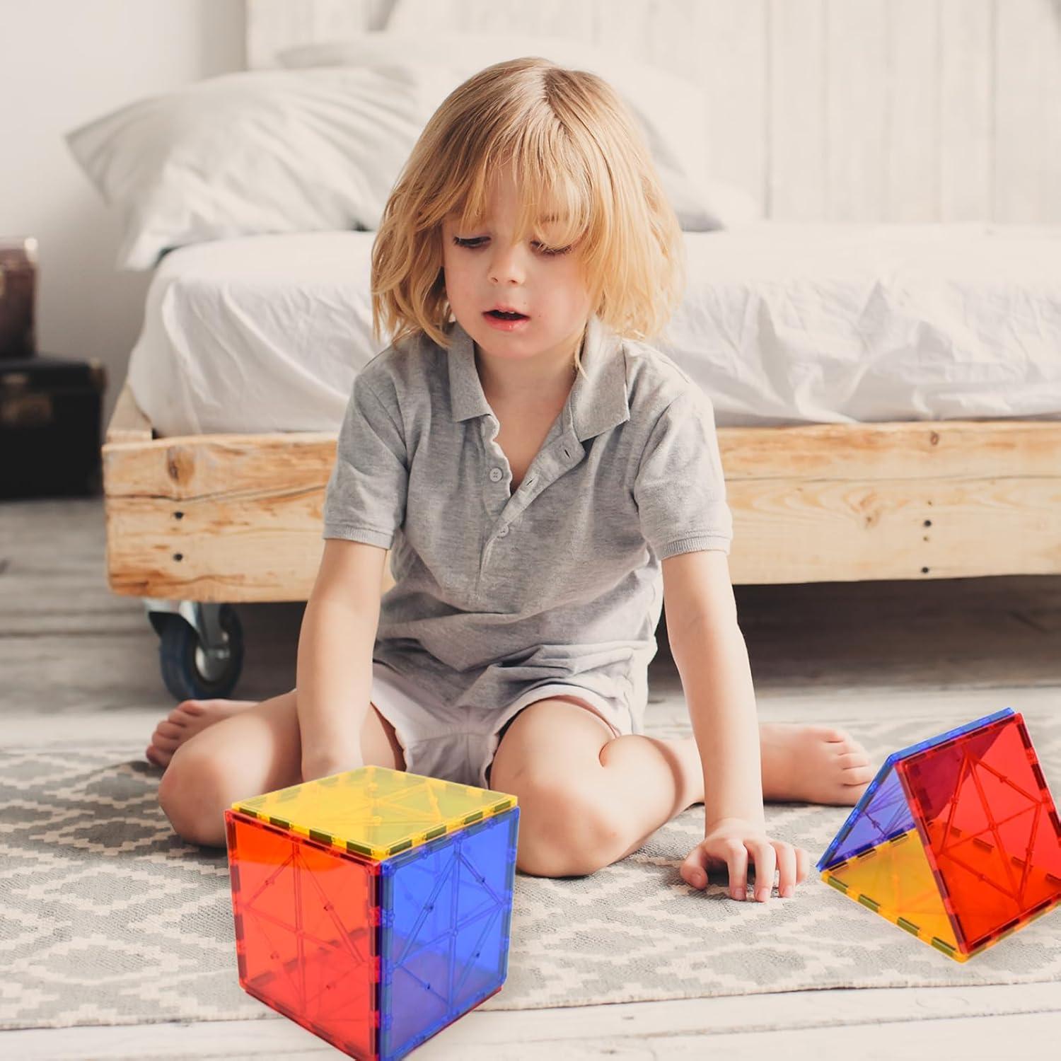 Azulejos Magnéticos Grandes Gemmicc 8 Piezas 15 cm STEM