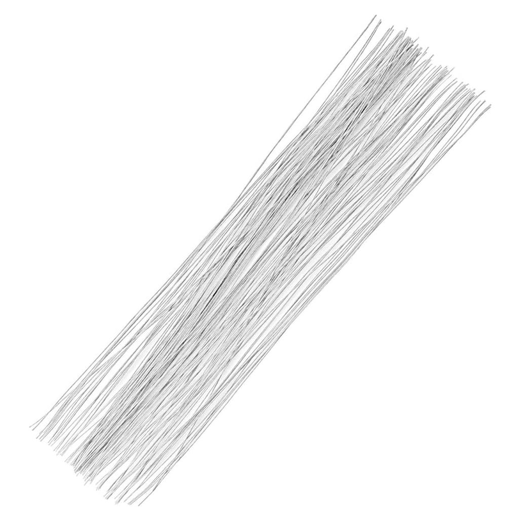 Alambre Floral Blanco Prudiut 100 Pcs 26 Gauge 35.56 cm