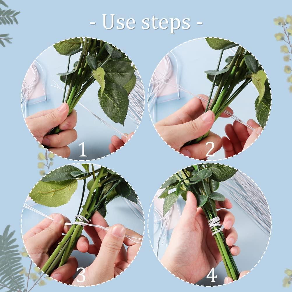 Alambre Floral Blanco Prudiut 100 Pcs 26 Gauge 35.56 cm