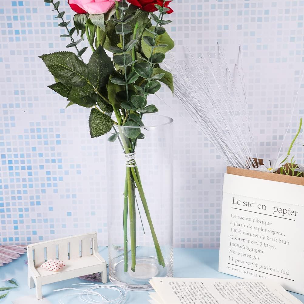 Alambre Floral Blanco Prudiut 100 Pcs 26 Gauge 35.56 cm