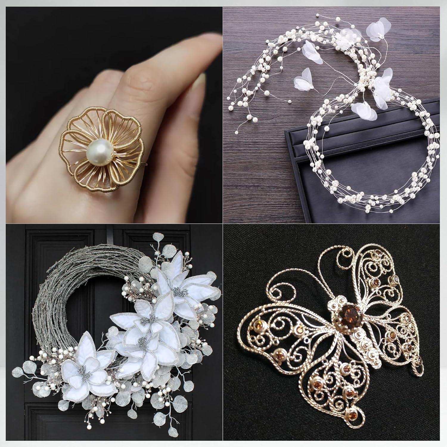 Alambre de Artesanía de Aluminio 10m 18 Gauge Oro Rosa