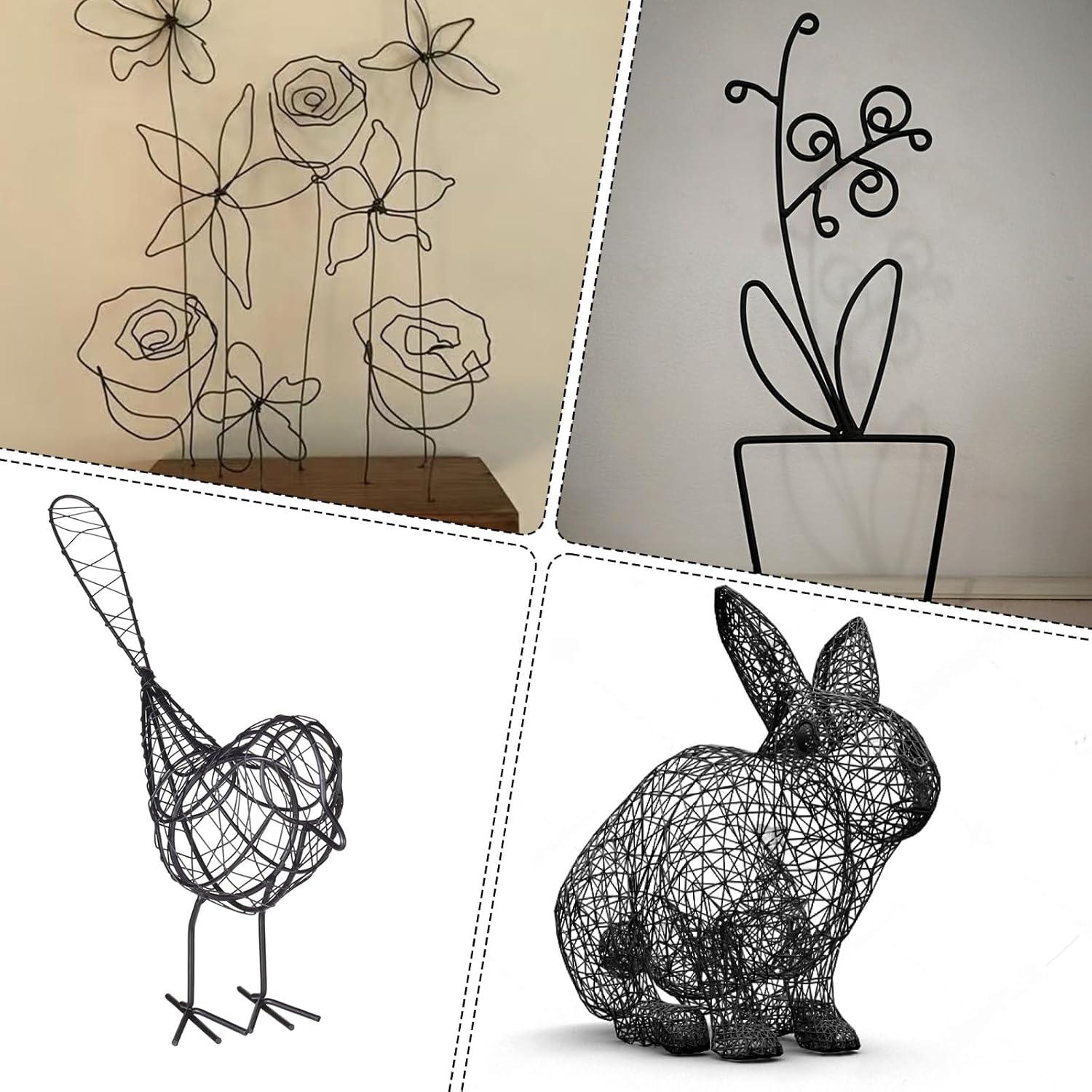 Alambre de Manualidades Negro 1mm x 30m Aluminio Xthrotsenk