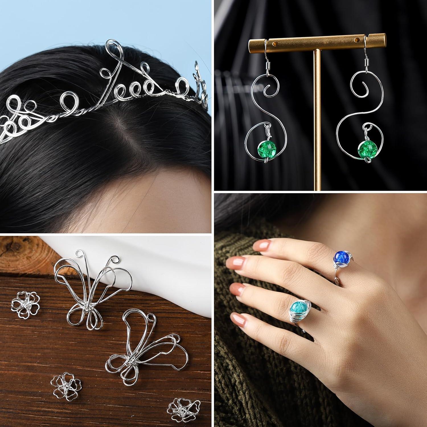 Alambre de Manualidades FANDAMEI 20 Gauge 30m Aluminio Plateado