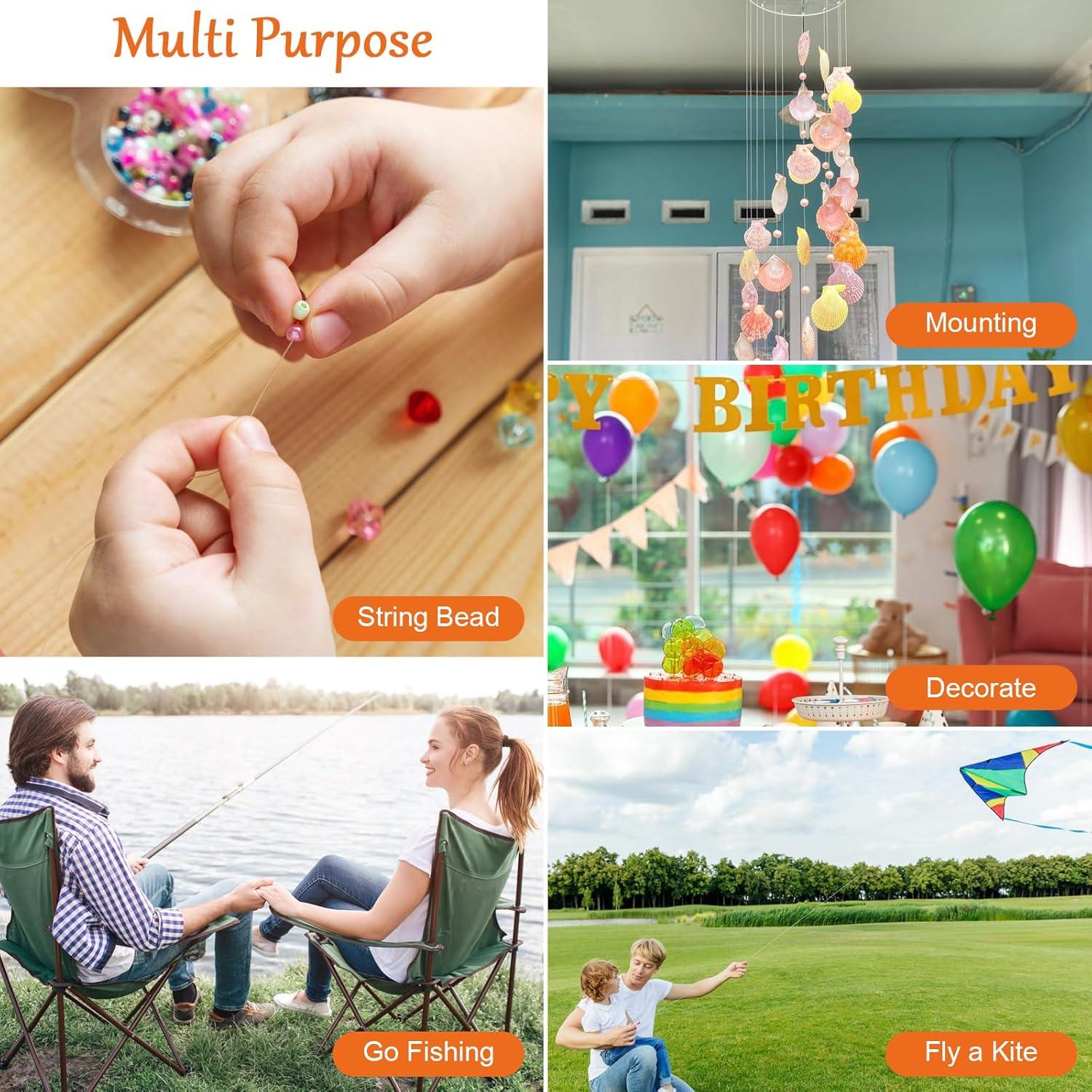 Hilo de Pesca Transparente WUINOID 230m 0.45mm Nylon