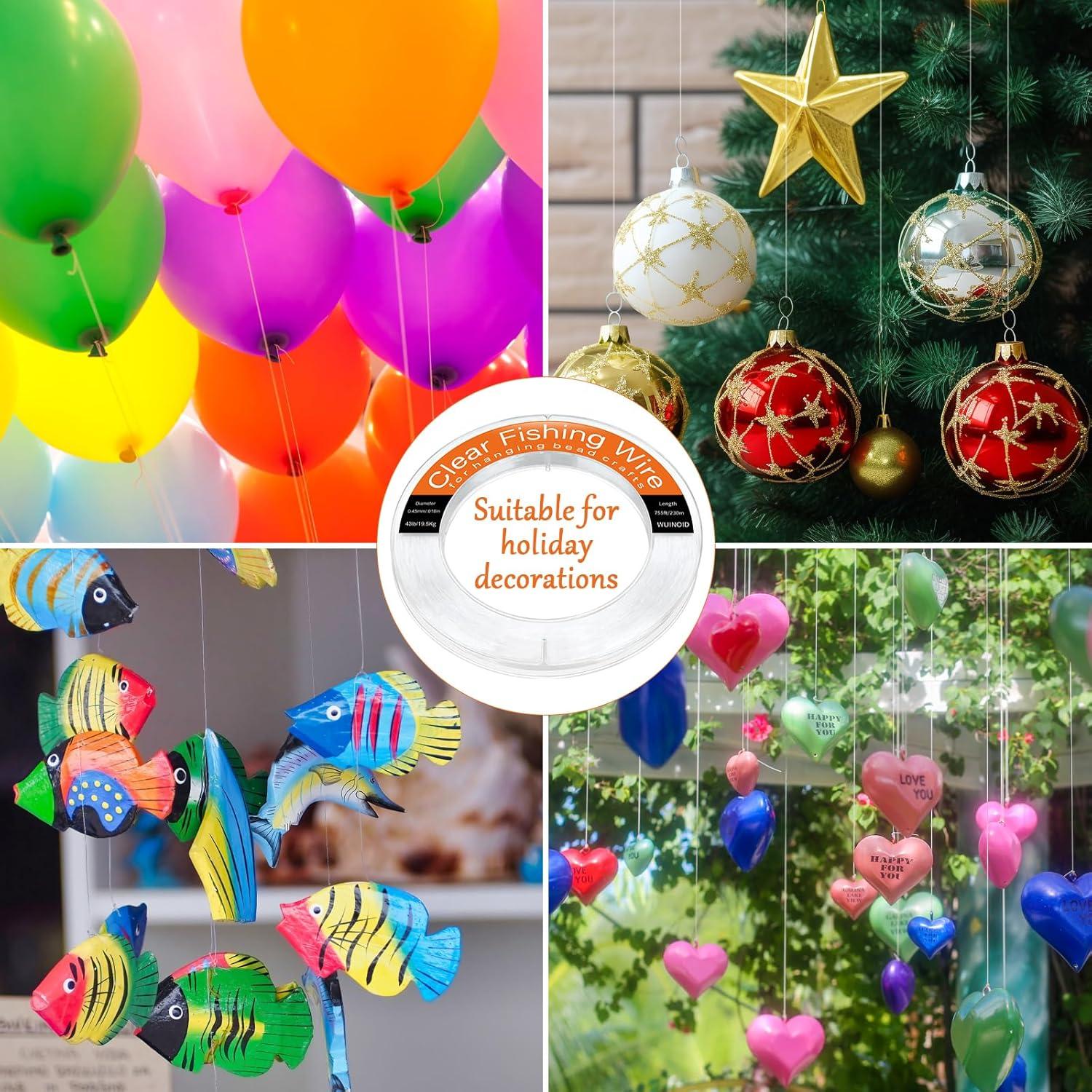 Hilo de Pesca Transparente WUINOID 230m 0.45mm Nylon