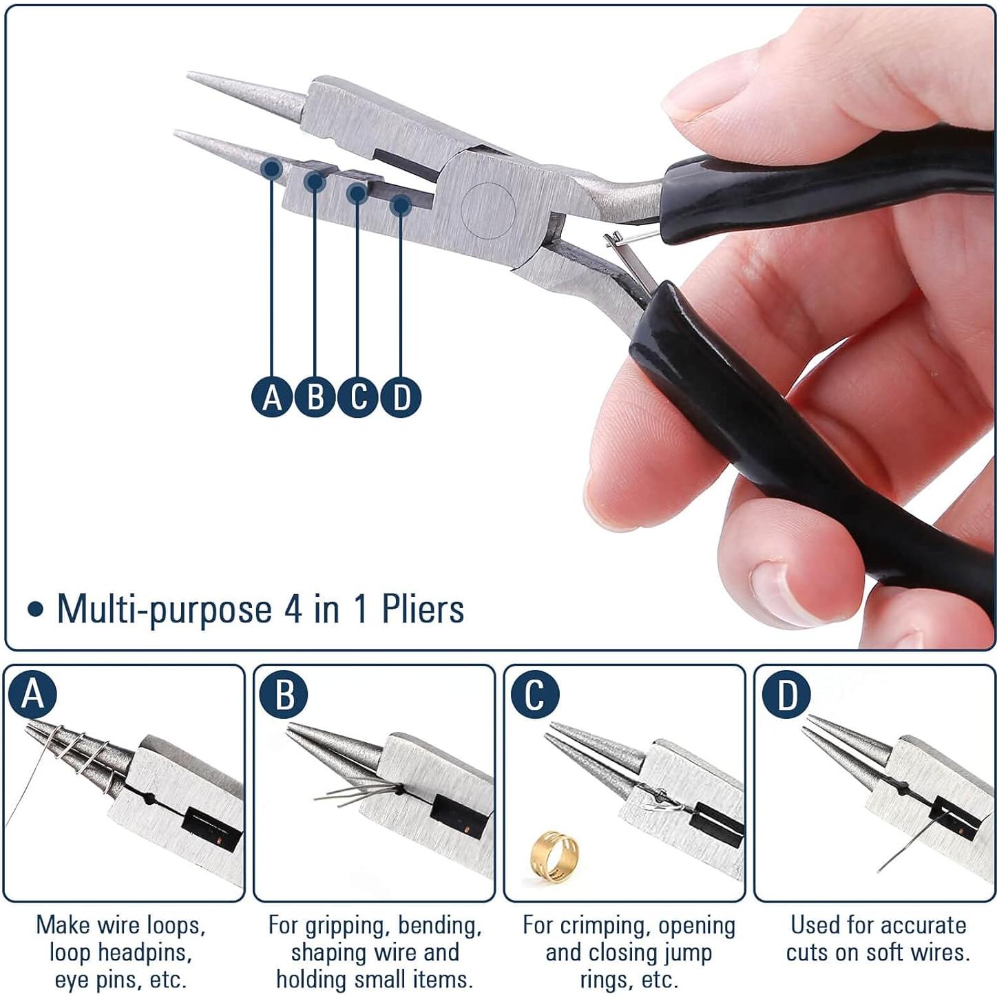 Alambre de Joyería 18 Calibre Modacraft 20m + Alicate 4 en 1