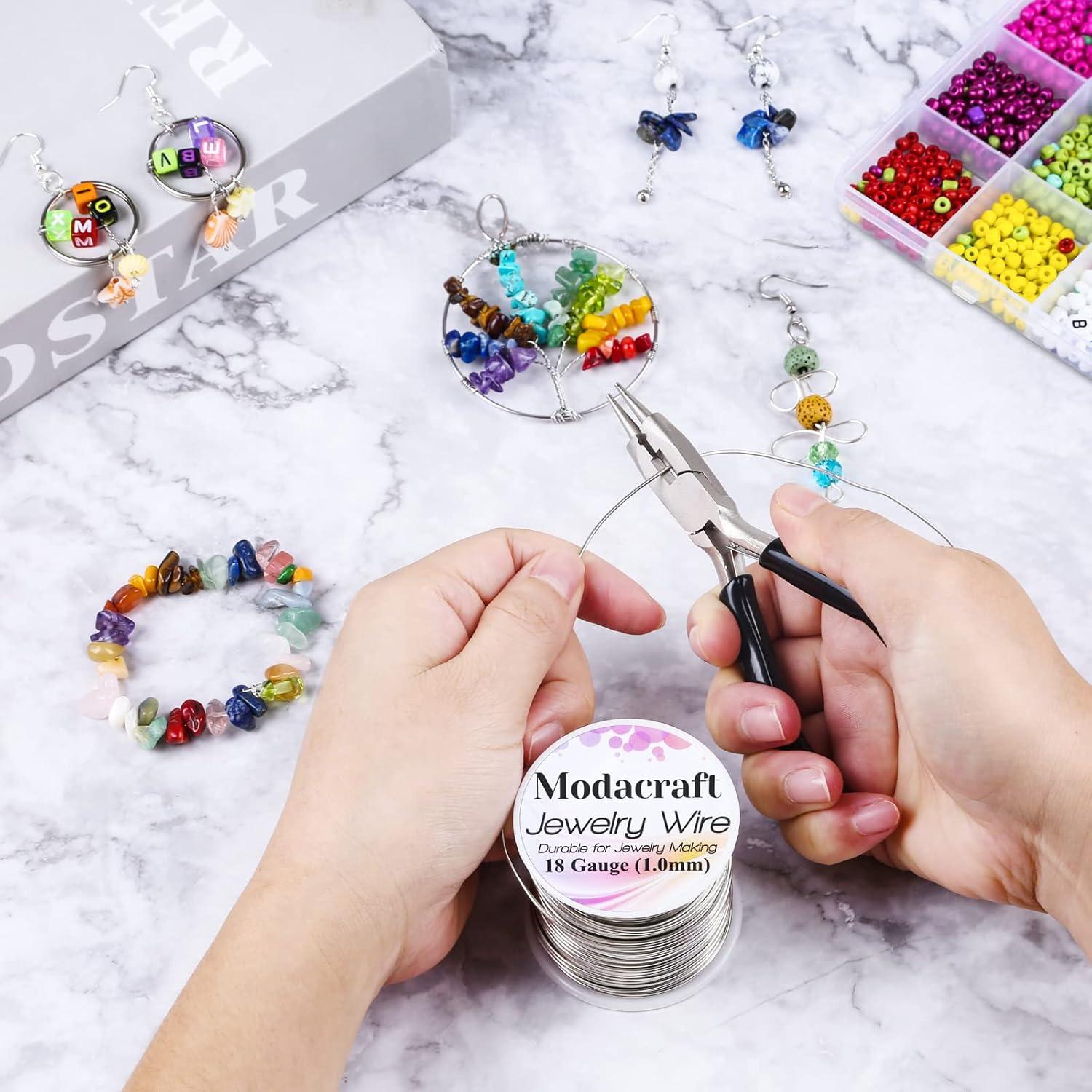 Alambre de Joyería 18 Calibre Modacraft 20m + Alicate 4 en 1