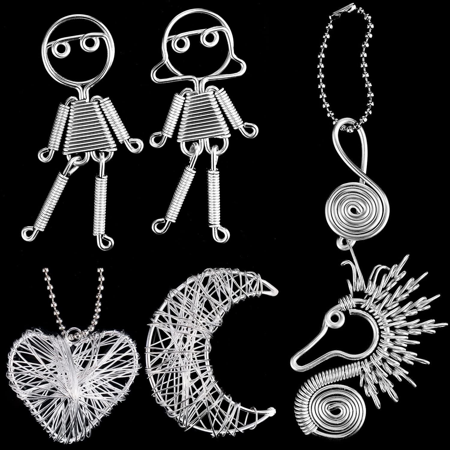 Alambre de Artesanía de Aluminio Cadikez 29m 2.0mm Plata