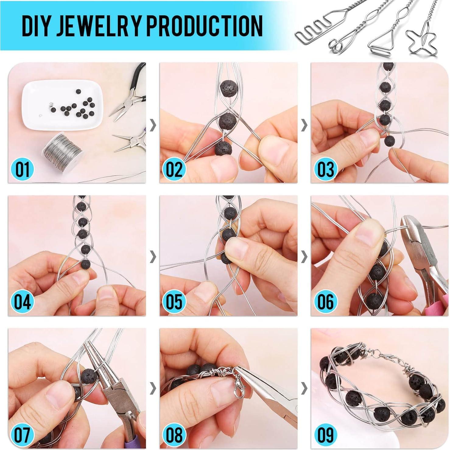 Alambre de Acero Inoxidable Cridoz 24 Gauge 120m para Joyas