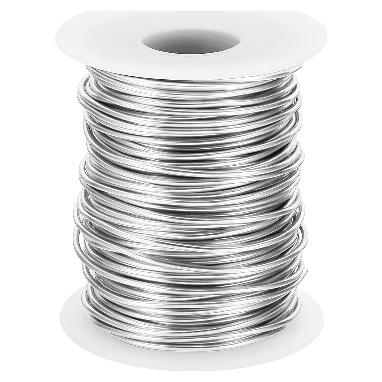 Alambre de Aluminio Flexible PATIKIL 1.5mm x 30m Plata