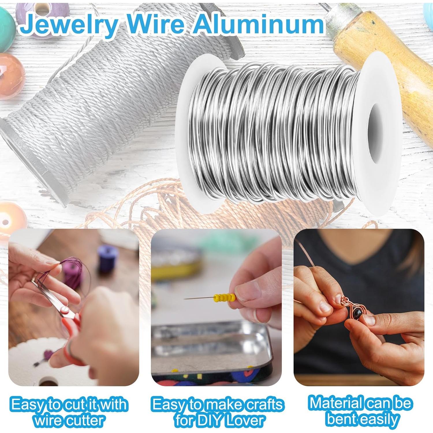 Alambre de Aluminio Flexible PATIKIL 1.5mm x 30m Plata