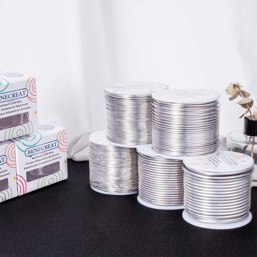 Alambre de Aluminio Flexible BENECREAT 2.5mm 24.5m Manualidades