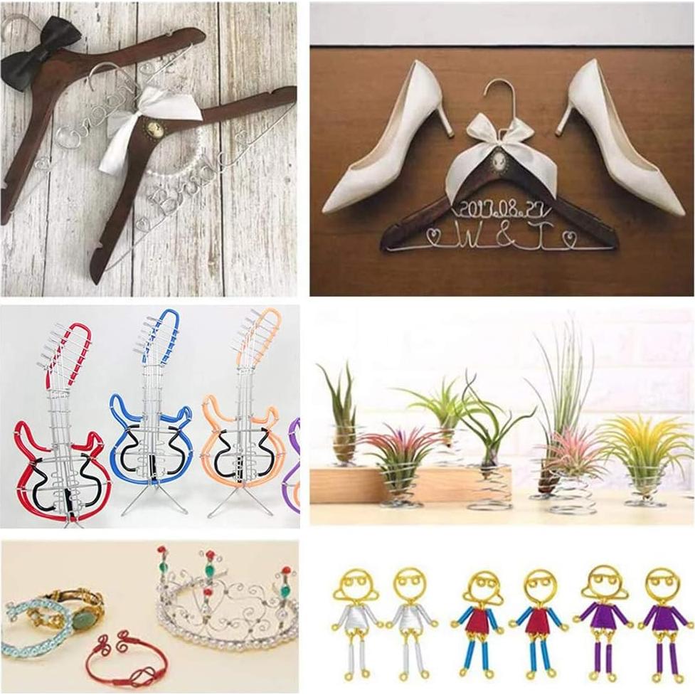 Alambre de Aluminio Flexible BENECREAT 2.5mm 24.5m Manualidades