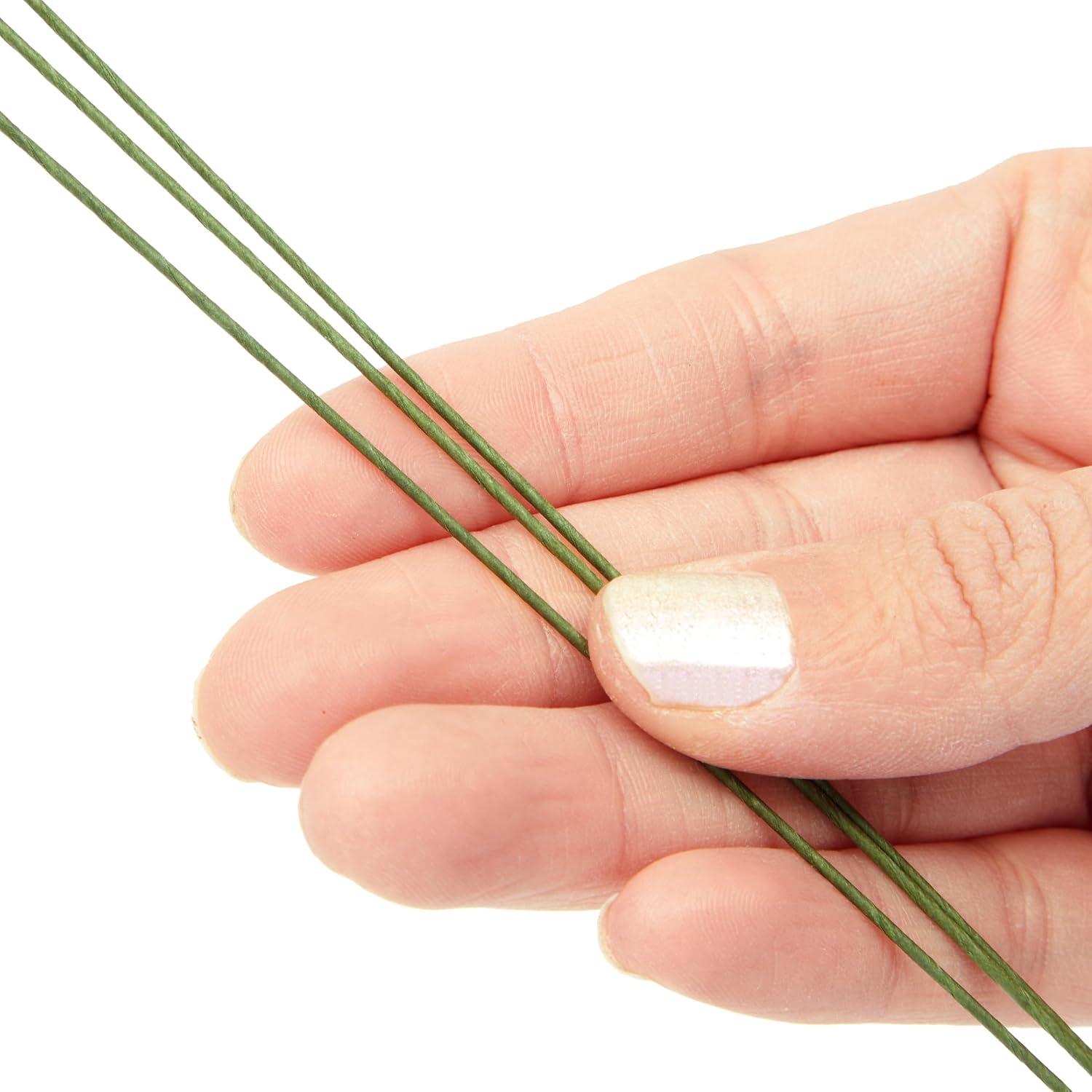 Alambre Floral Verde Oscuro Juvale 200 Piezas 40.64 cm