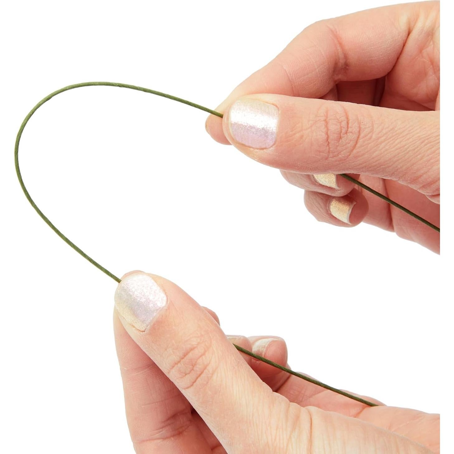 Alambre Floral Verde Oscuro Juvale 200 Piezas 40.64 cm