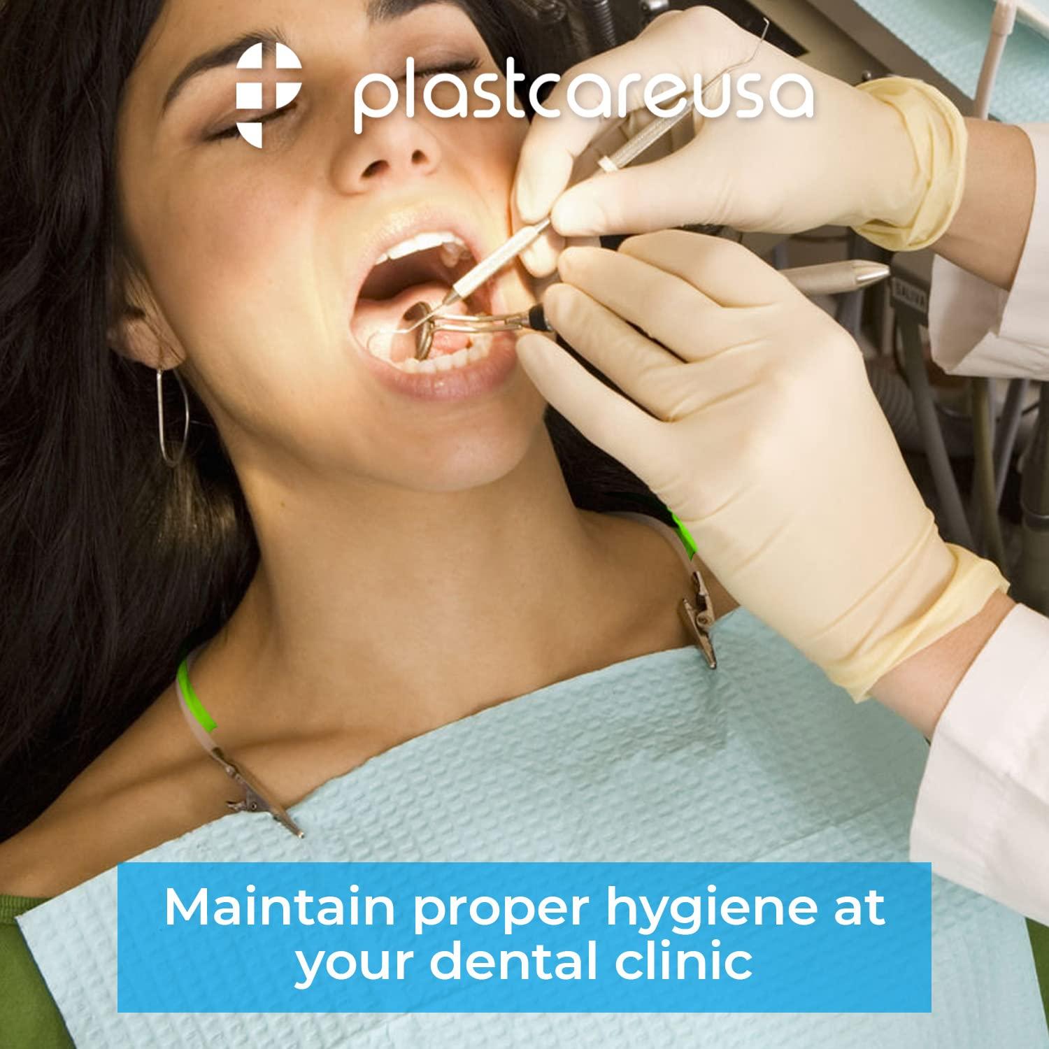 Paquete de 10 Clips para Baberos Dentales PlastCare USA - Silicona Flexible