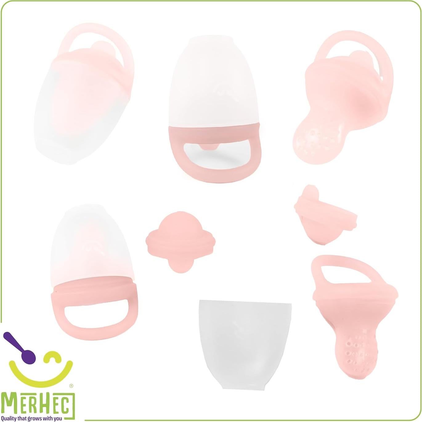 Set de Alimentación para Bebés MH23092023 - Silicona Rosa Oscuro