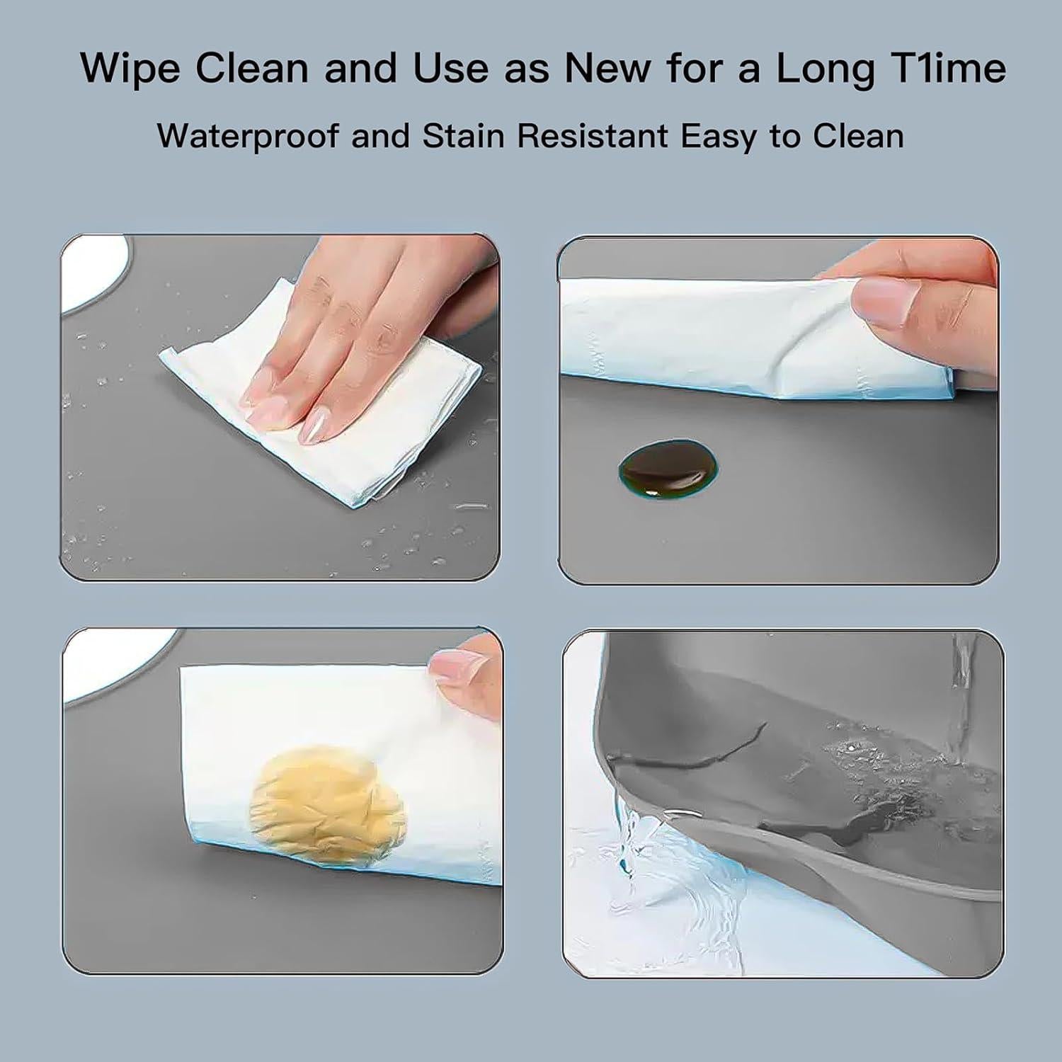 Babero de Silicona Impermeable TXYYilufafafa Ajustable para Adultos